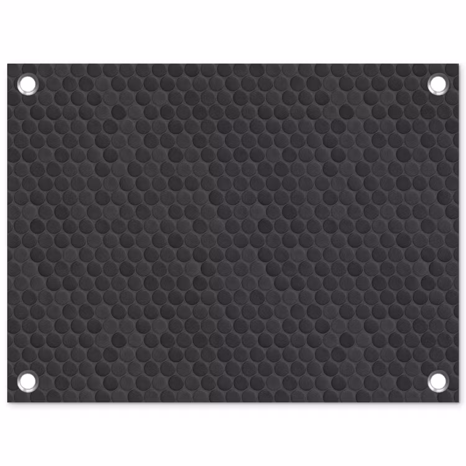 Penny - Mozaïek - Donkergrijs tuinposter los doek klein 239 -3d