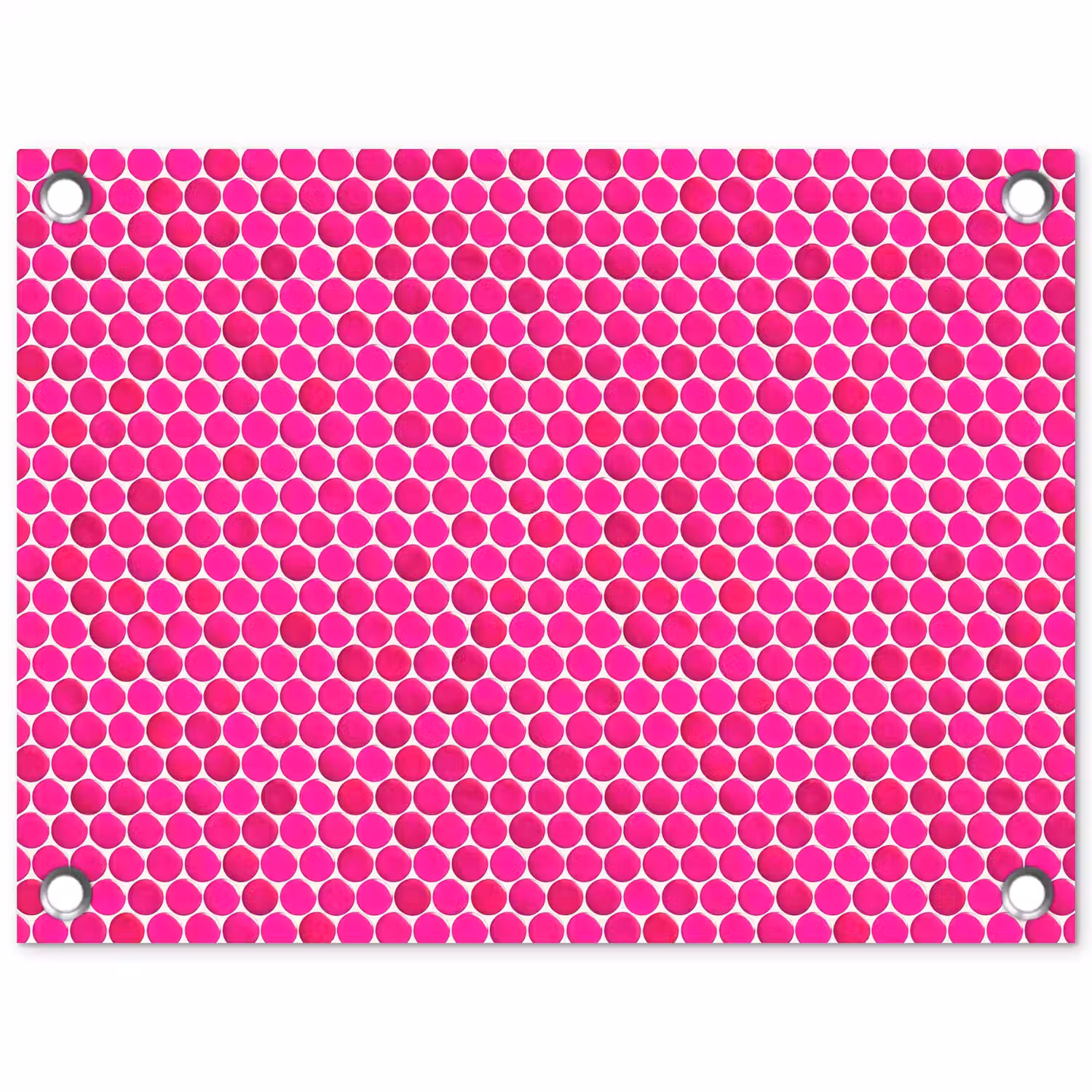 Penny - Mozaïek - Felroze tuinposter los doek klein 239 -3d