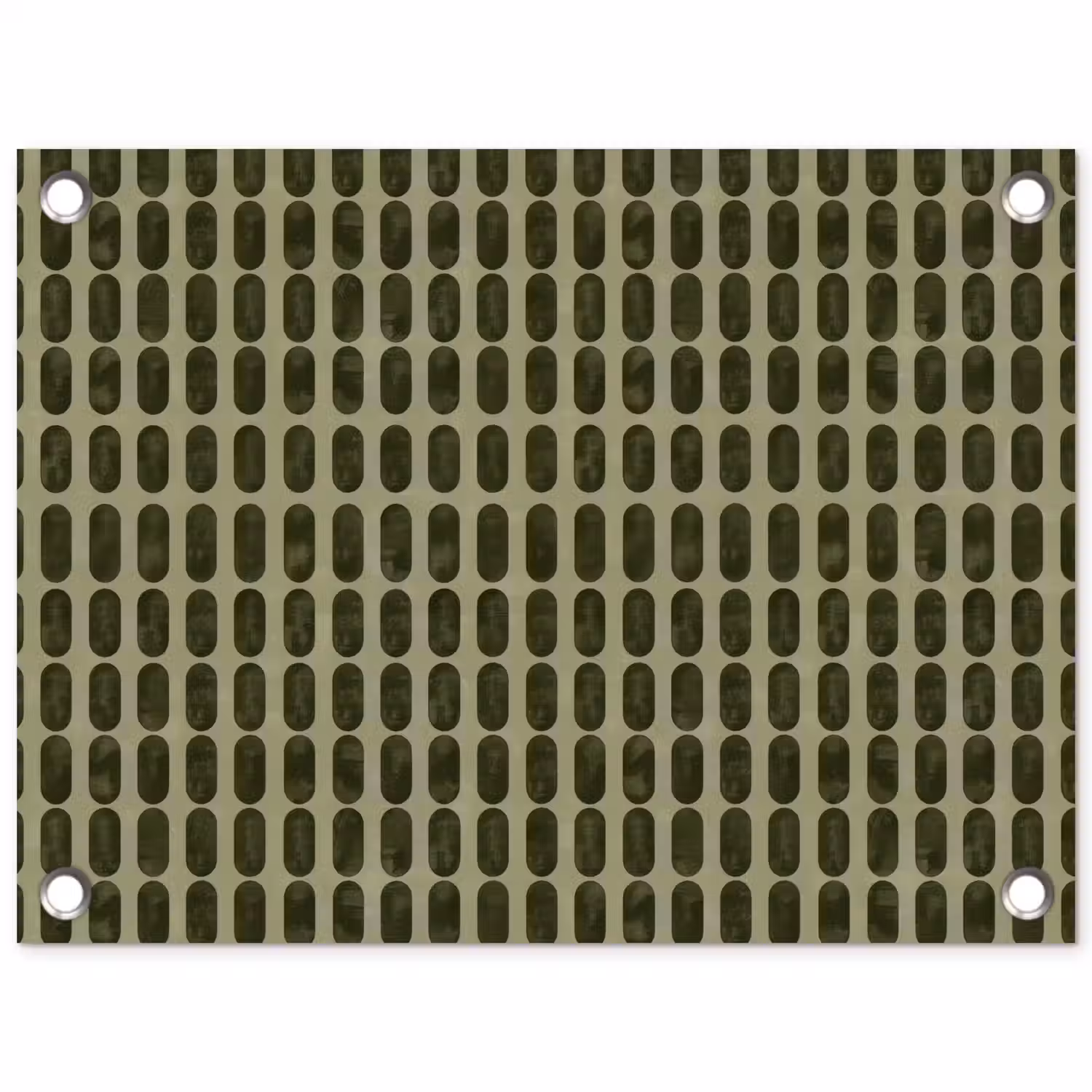 Ritmisch - Effect - Groen tuinposter los doek klein 239 -3d