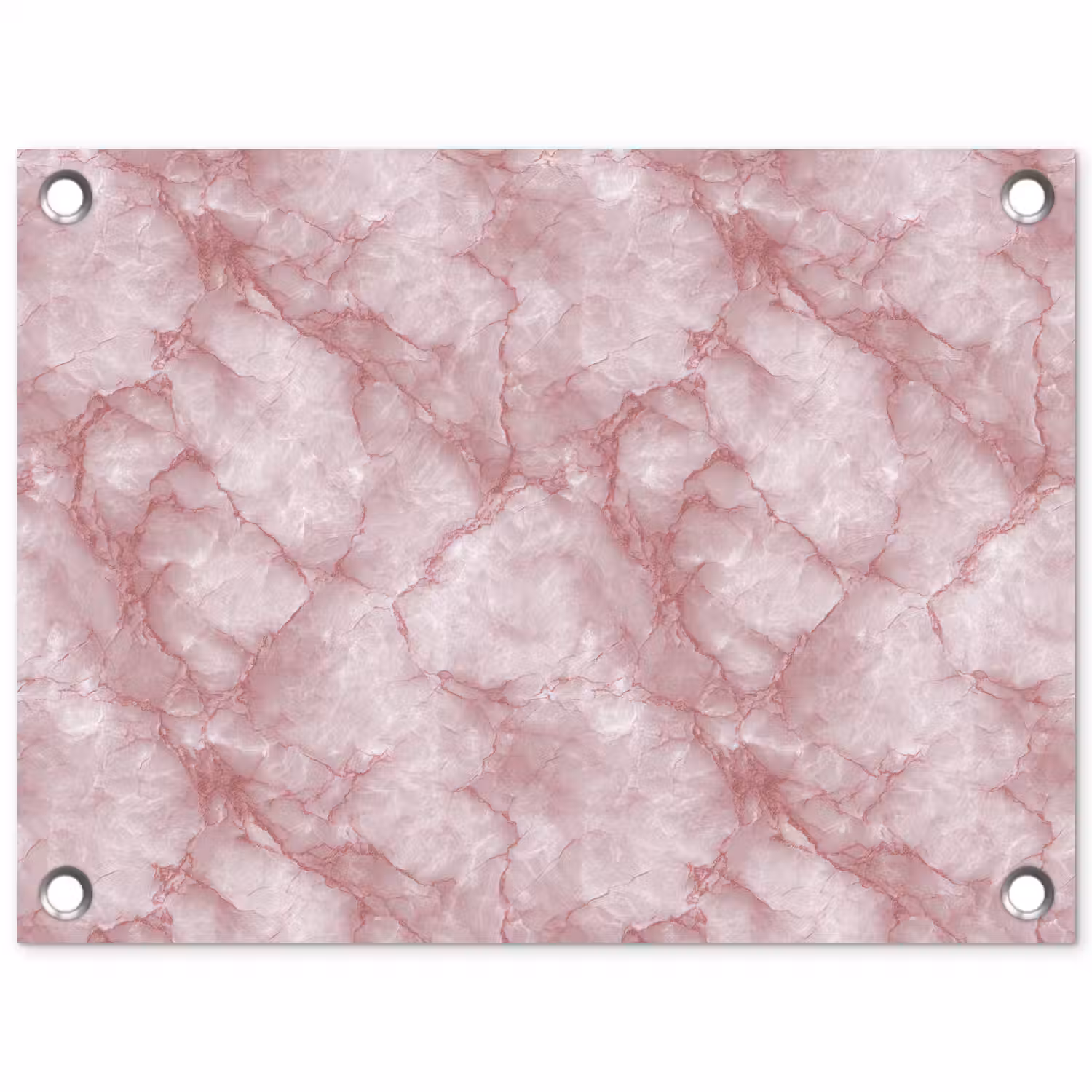 Roze - Kwartsmarmer - Aders tuinposter los doek klein 239 -3d