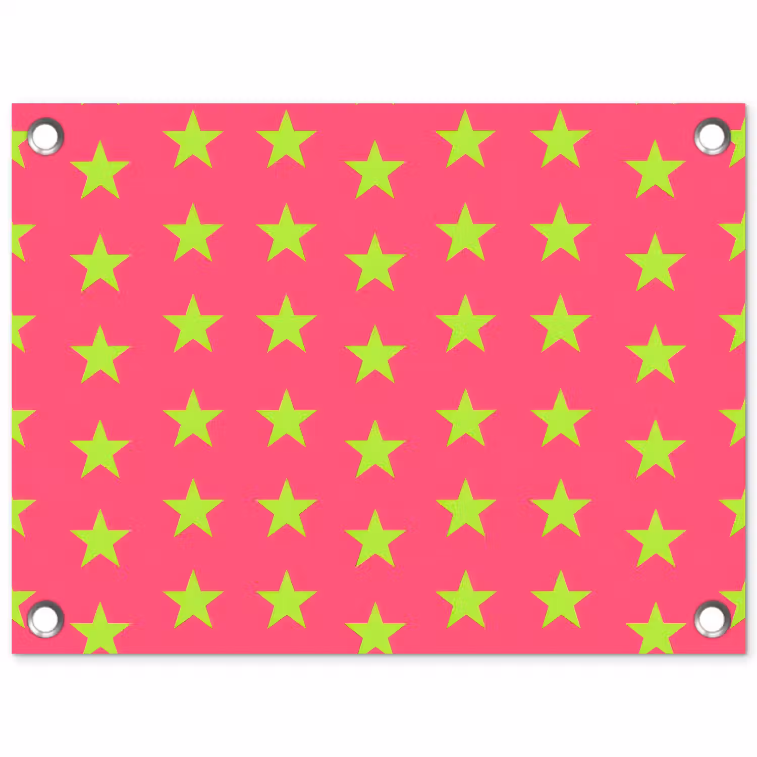 Sterren - Patroon - Roze tuinposter los doek klein 239 -3d