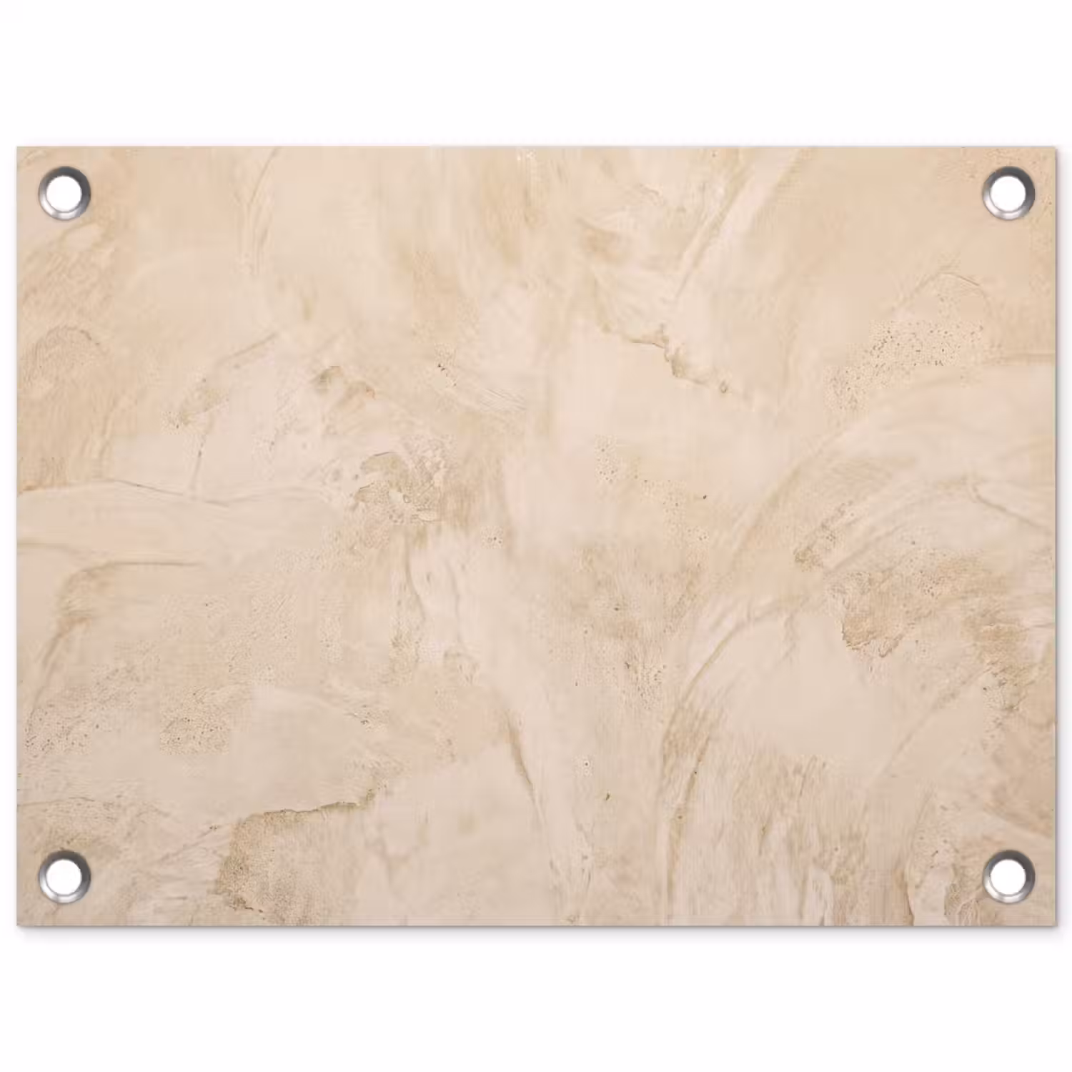 Textuur - Patroon - Abstract - Modern - Beige tuinposter los doek klein -3d
