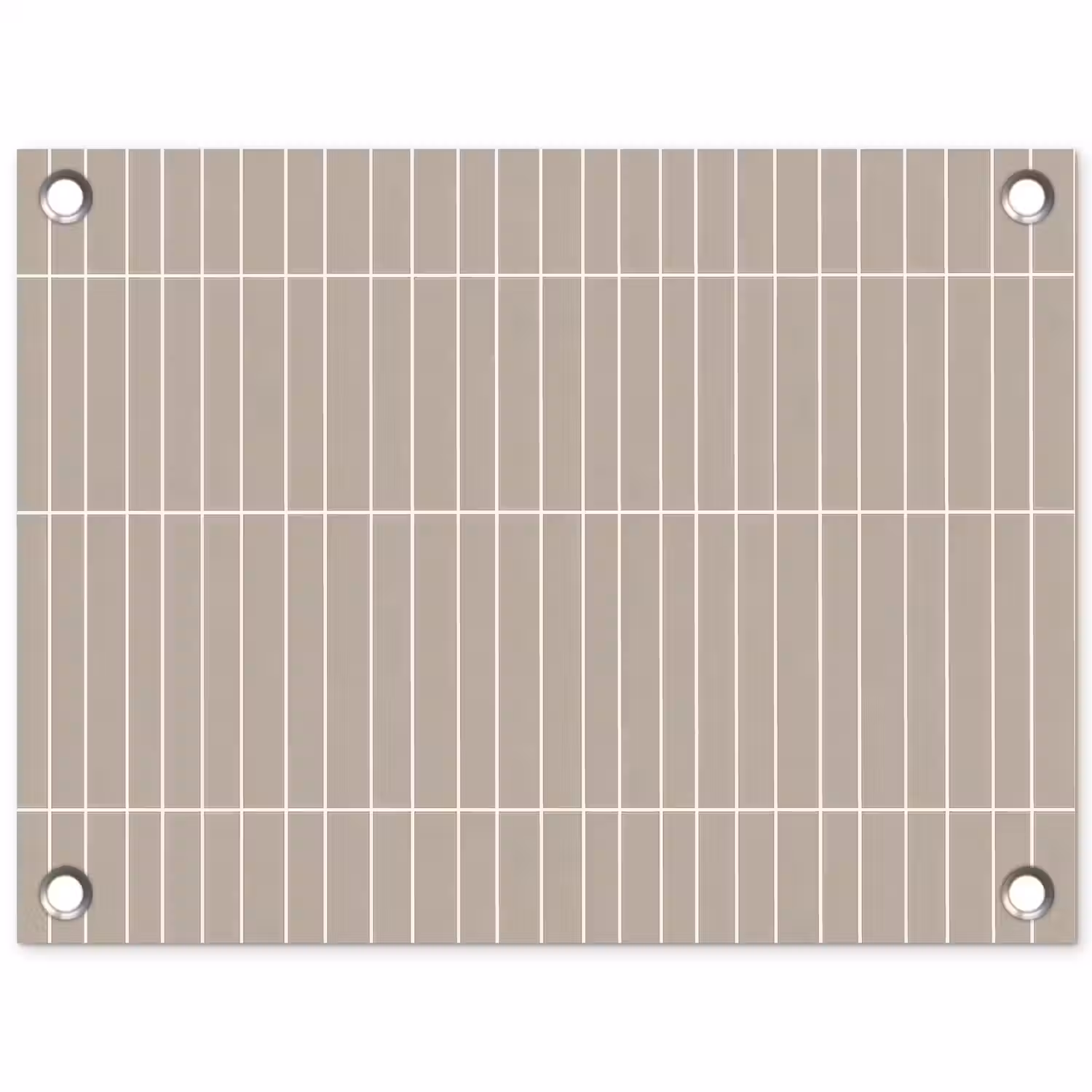 Verticaal - Wandtegel - Licht Beige tuinposter los doek klein 239 -3d