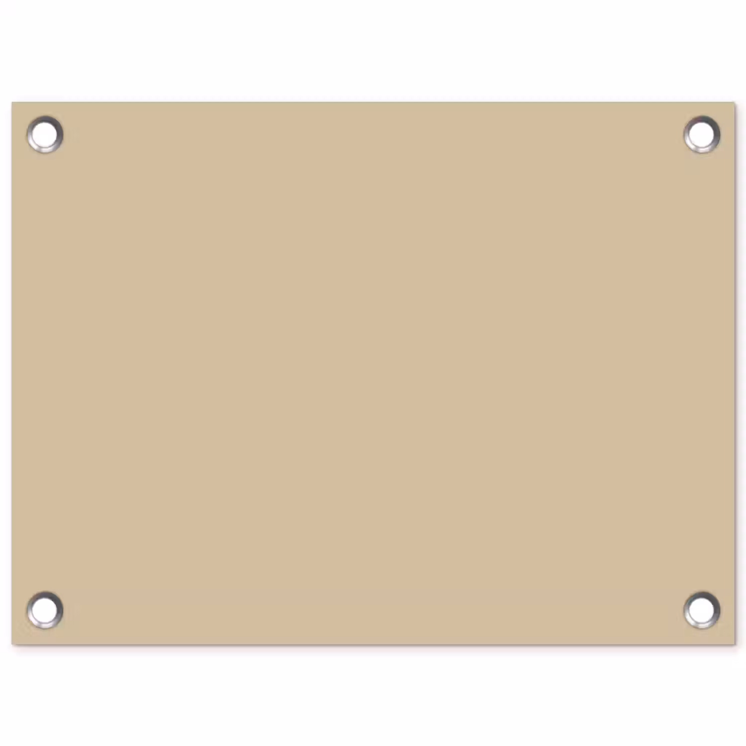 Warm - Sand - Nude tuinposter los doek klein 239 -3d