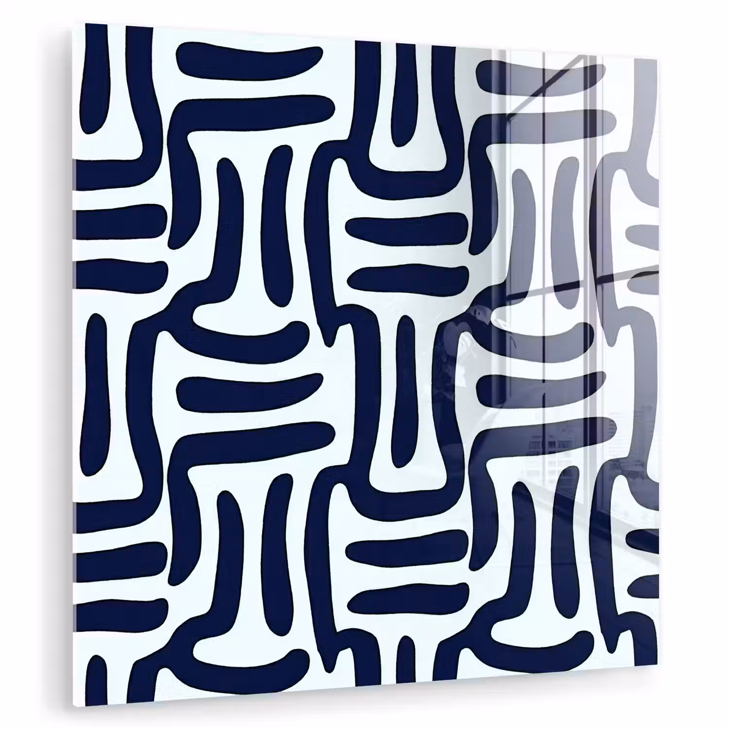 Abstract - Modern - Blauw plexiglas 5mm klein 11 -zzzproduct_nieuw