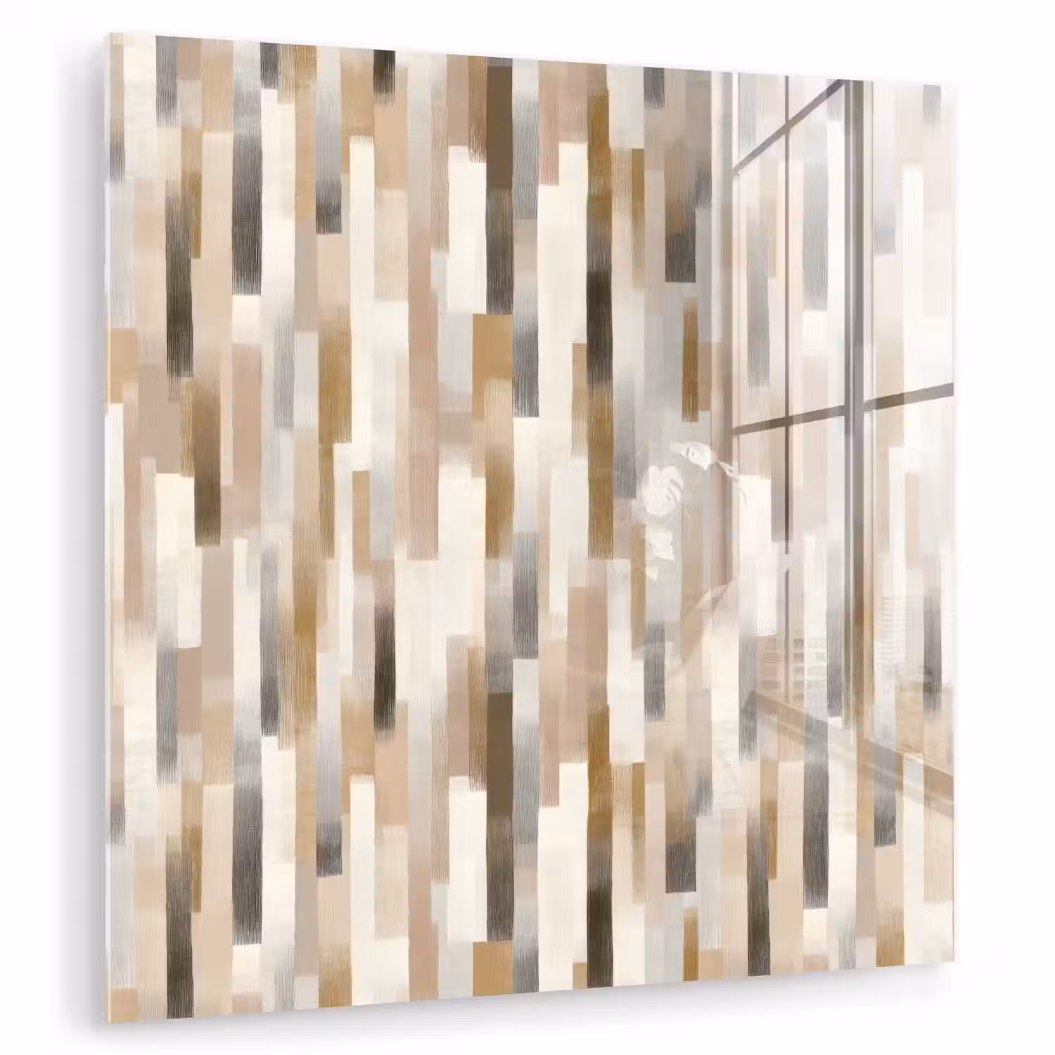 Abstract - Patroon - Kwaststreken plexiglas 5mm klein 11 -zzzproduct_nieuw