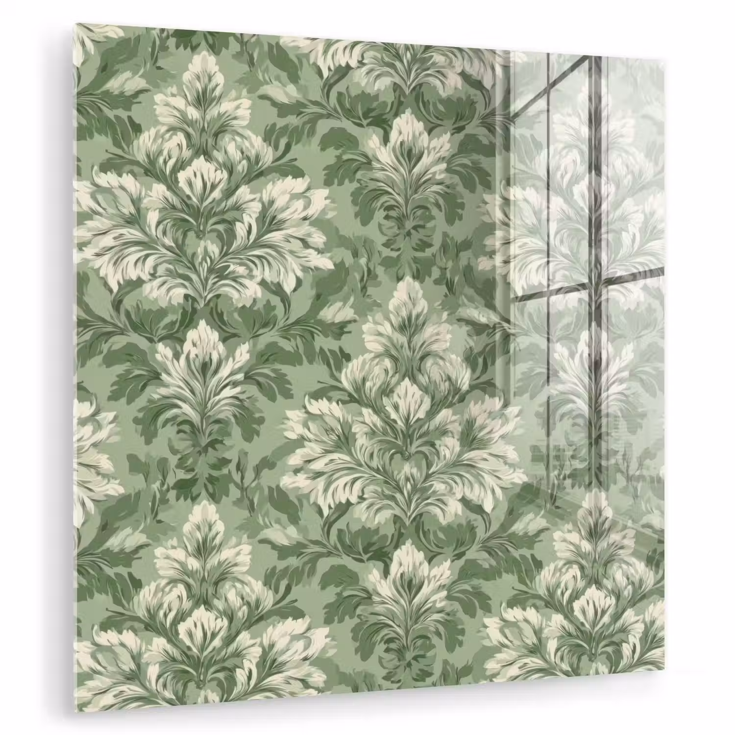 Sierlijk - Lichtgroen - Planten - Patroon - Getailleerd plexiglas 5mm klein 11 -zzzproduct_nieuw