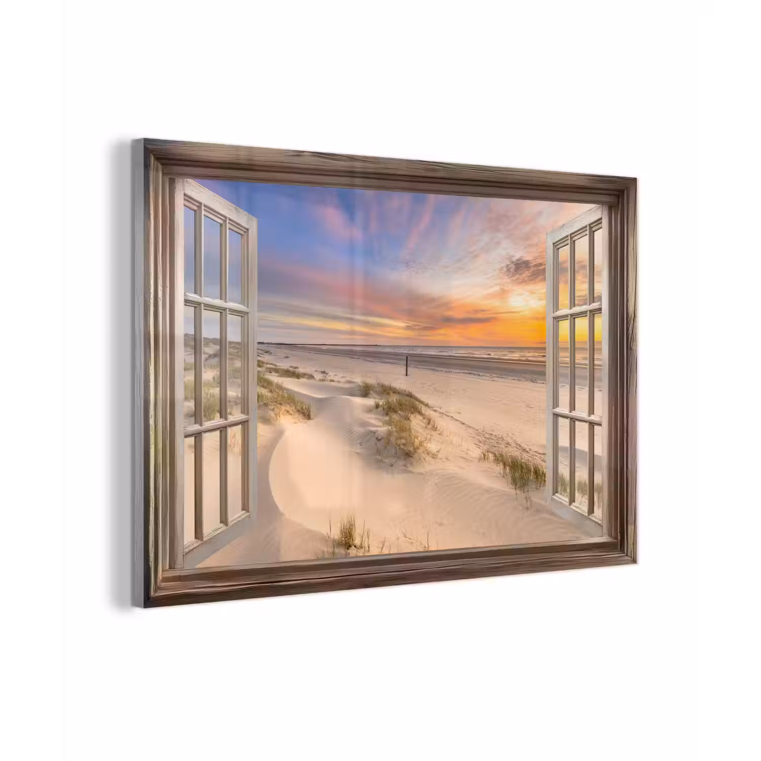 Doorkijk - Strand - Duinen - Natuur - Landschap plexiglas 5mm klein -zzzproduct_nieuw