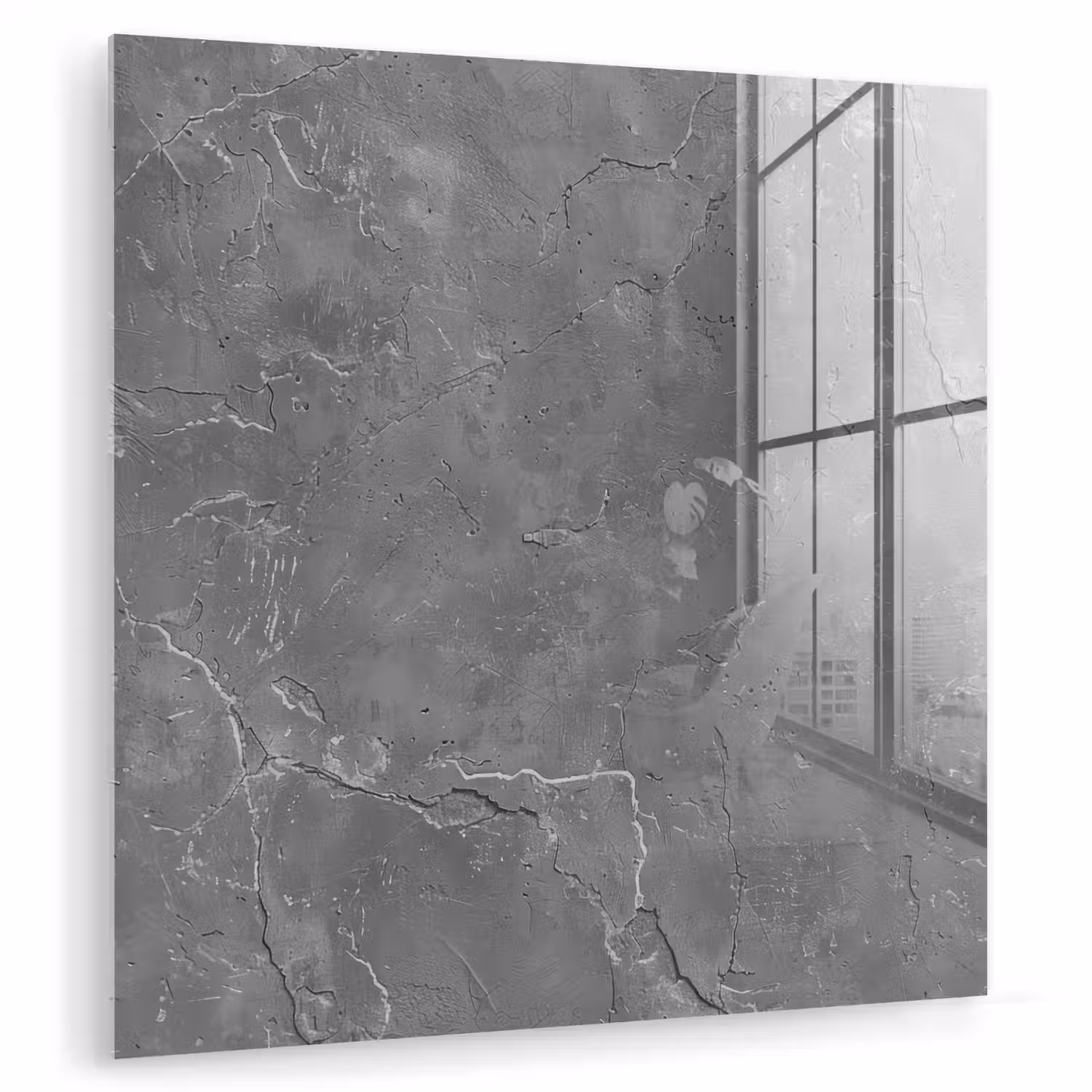 Beton - Grijs - Abstract - Betonlook plexiglas 5mm klein -zzzproduct_nieuw
