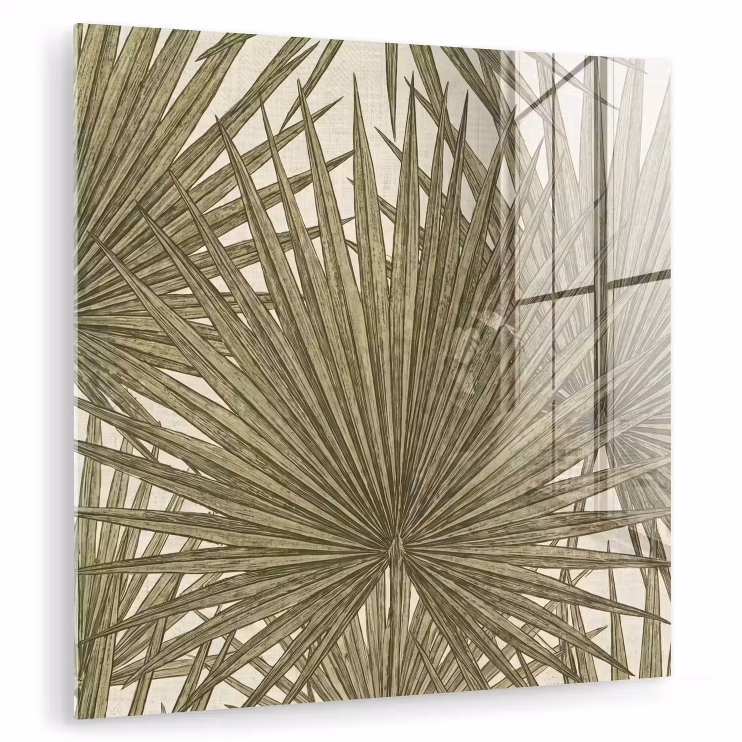 Blad - Tropisch - Patroon - Natuur - Groen plexiglas 5mm klein -zzzproduct_nieuw