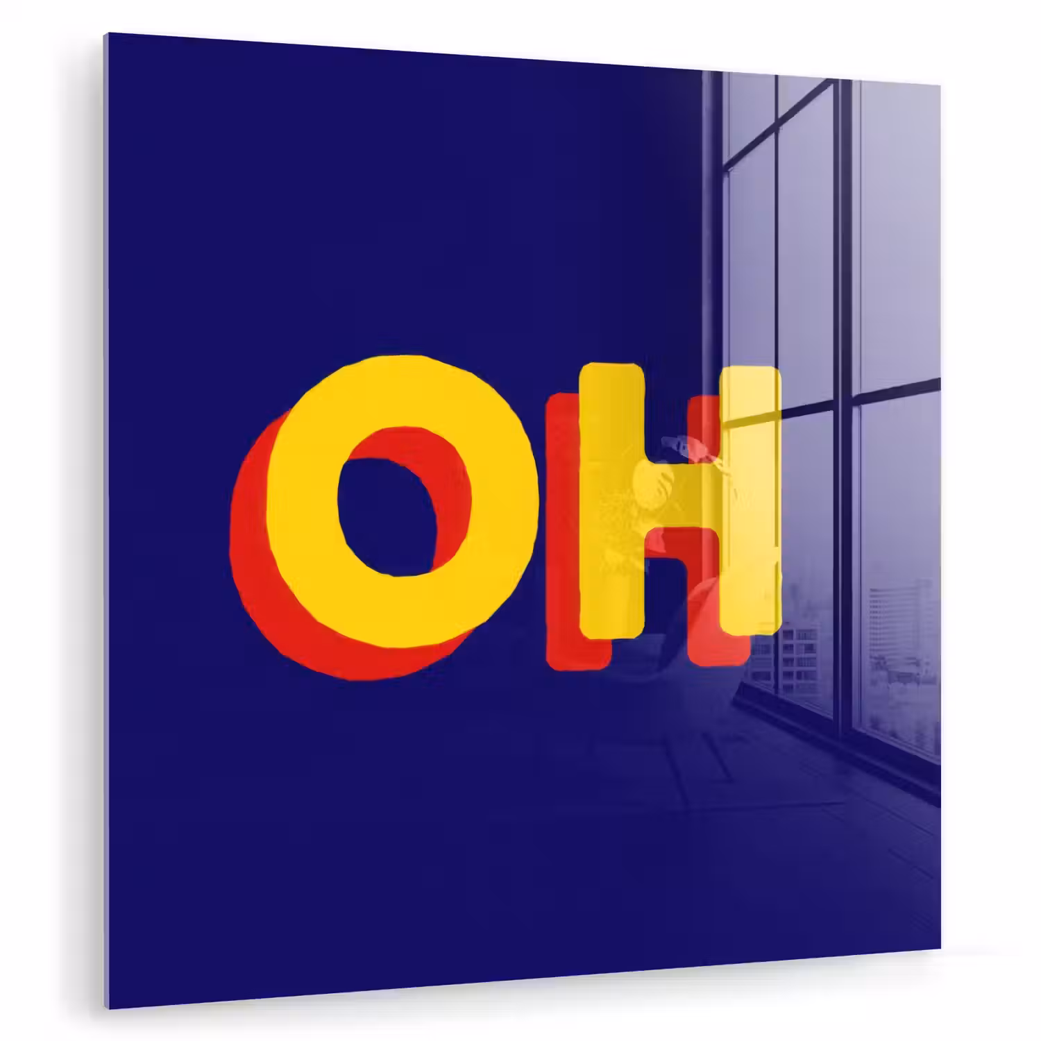 Blauw - Geel - OH - Schaduw plexiglas 5mm klein -zzzproduct_nieuw