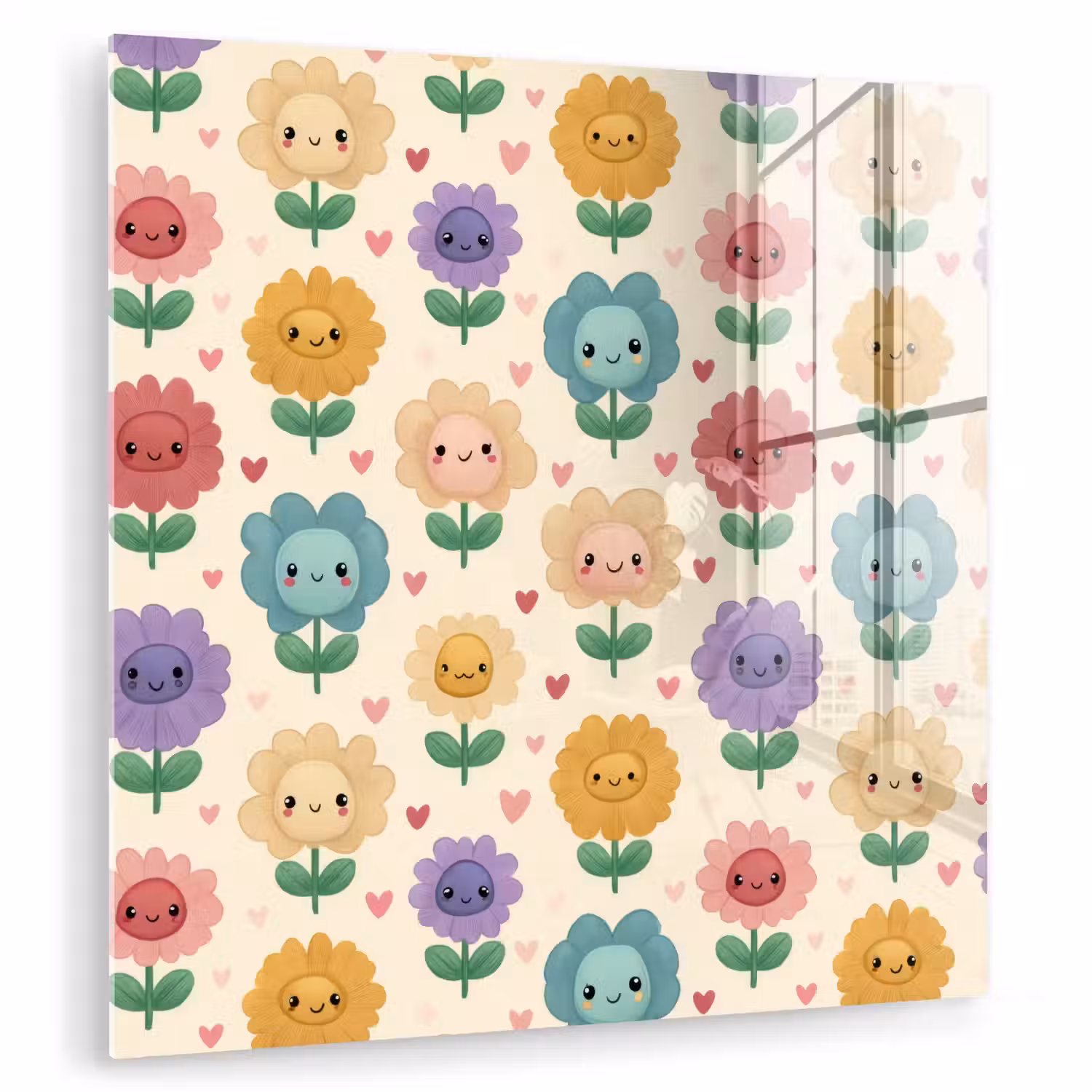 Bloemen - Hartjes - Kleurrijk plexiglas 5mm klein 11 -zzzproduct_nieuw