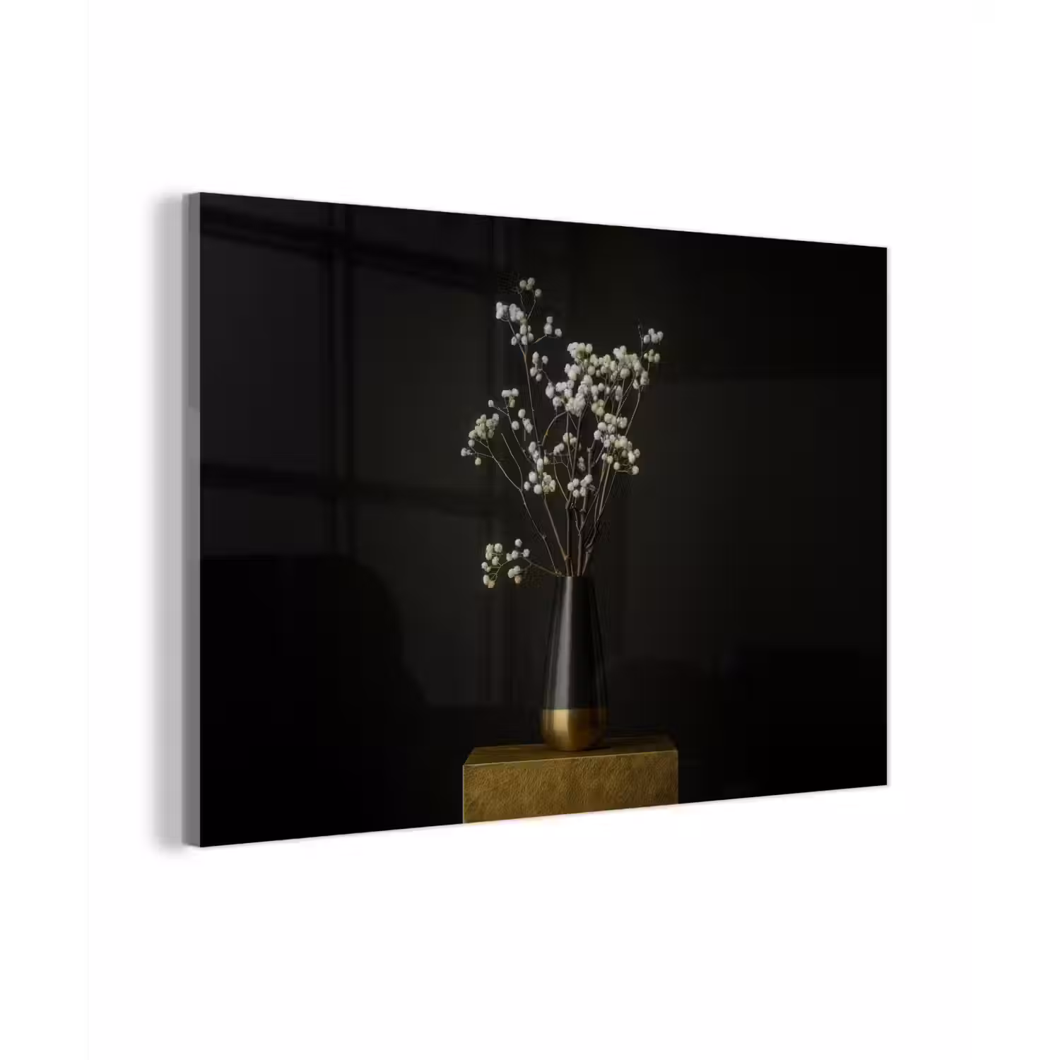 Bloembollen - Wit - Vaas - Minimalistisch plexiglas 5mm klein -zzzproduct_nieuw
