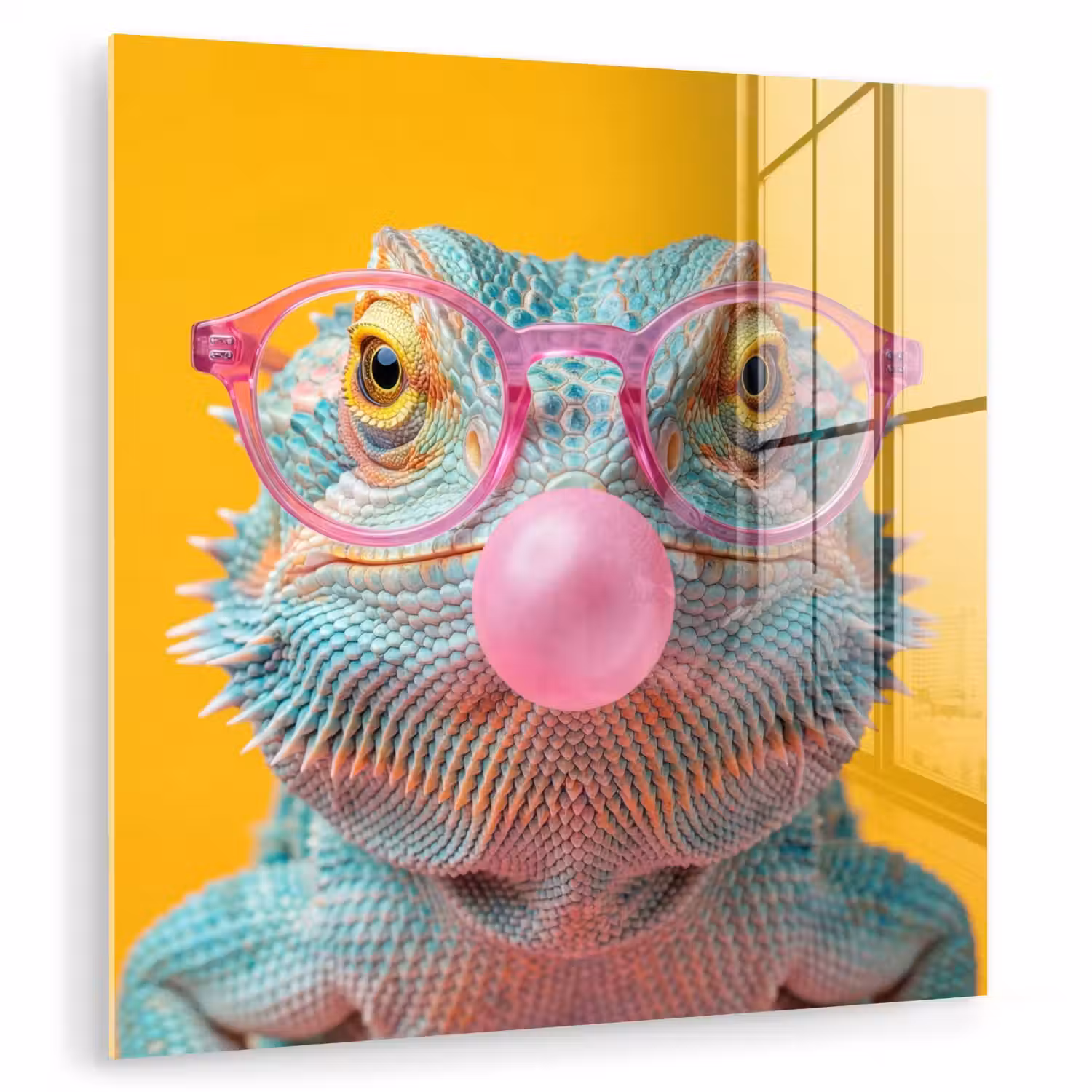 Kameleon - Kauwgom - Kleurrijk plexiglas 5mm klein -zzzproduct_nieuw