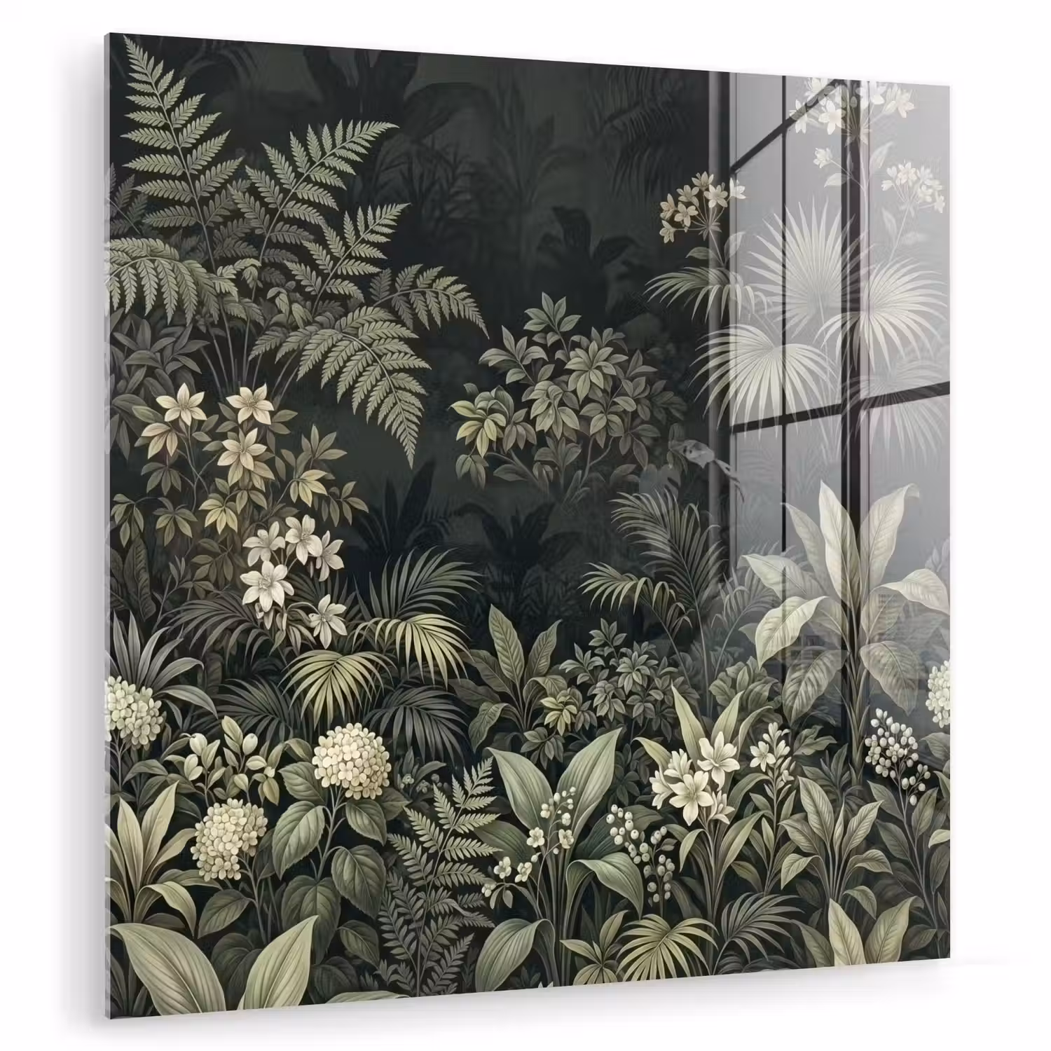 Jungle - Bladeren - Botanisch - Groen plexiglas 5mm klein -zzzproduct_nieuw
