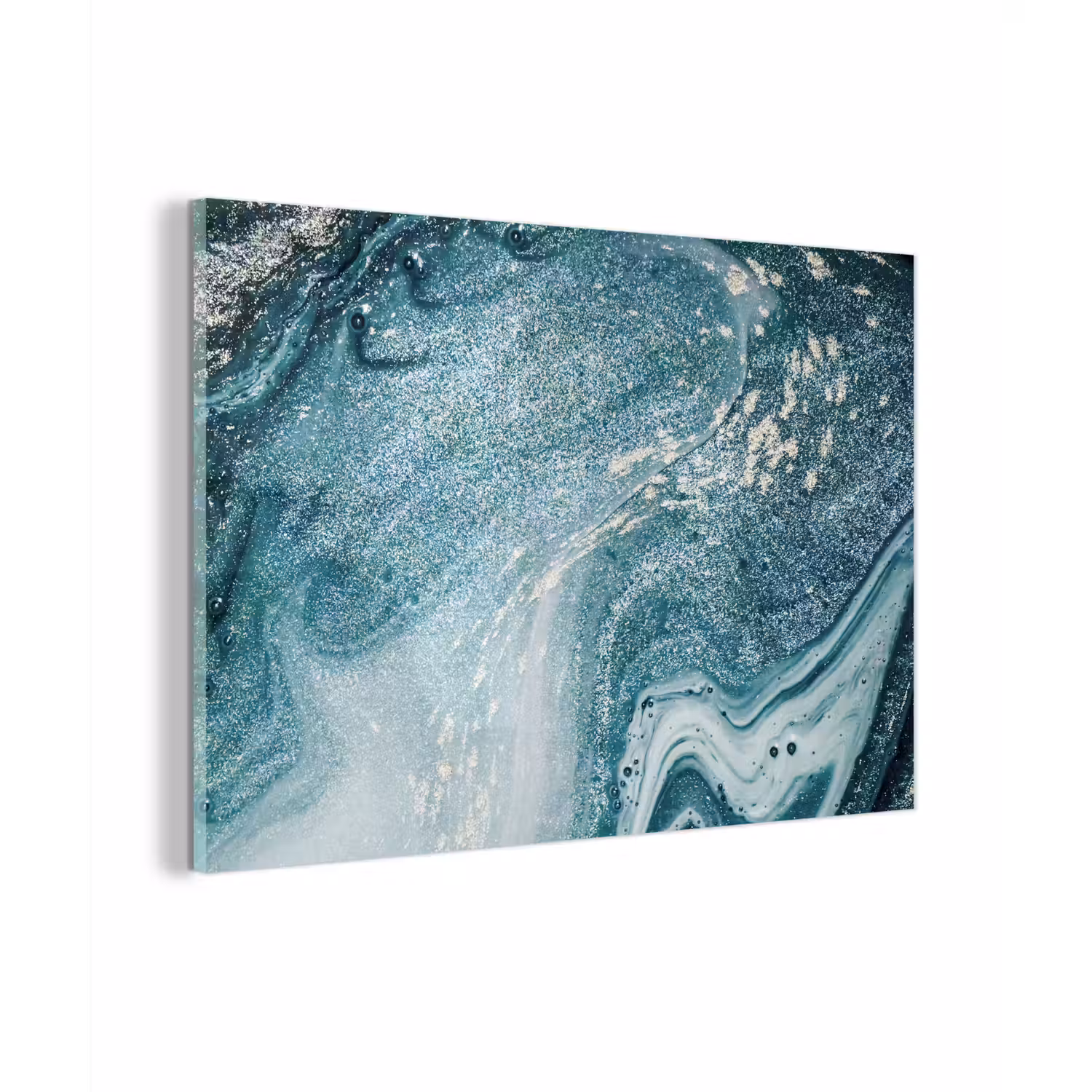 Edelstenen - Blauw - Natuur - Marmer - Abstract plexiglas 5mm klein -sfeer1