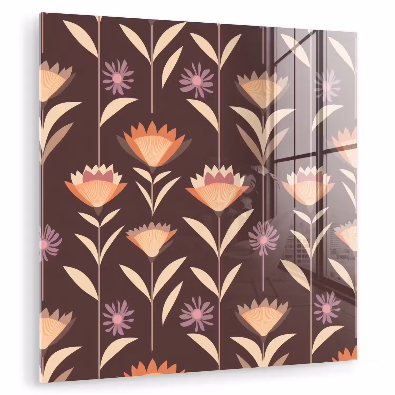 Elegant - Retro - Bruin plexiglas 5mm klein 11 -zzzproduct_nieuw