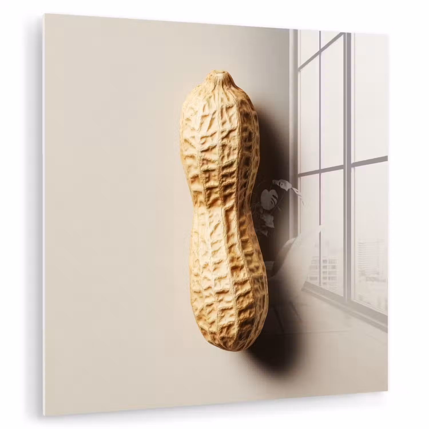 Pinda - Ruw - Beige plexiglas 5mm klein -zzzproduct_nieuw