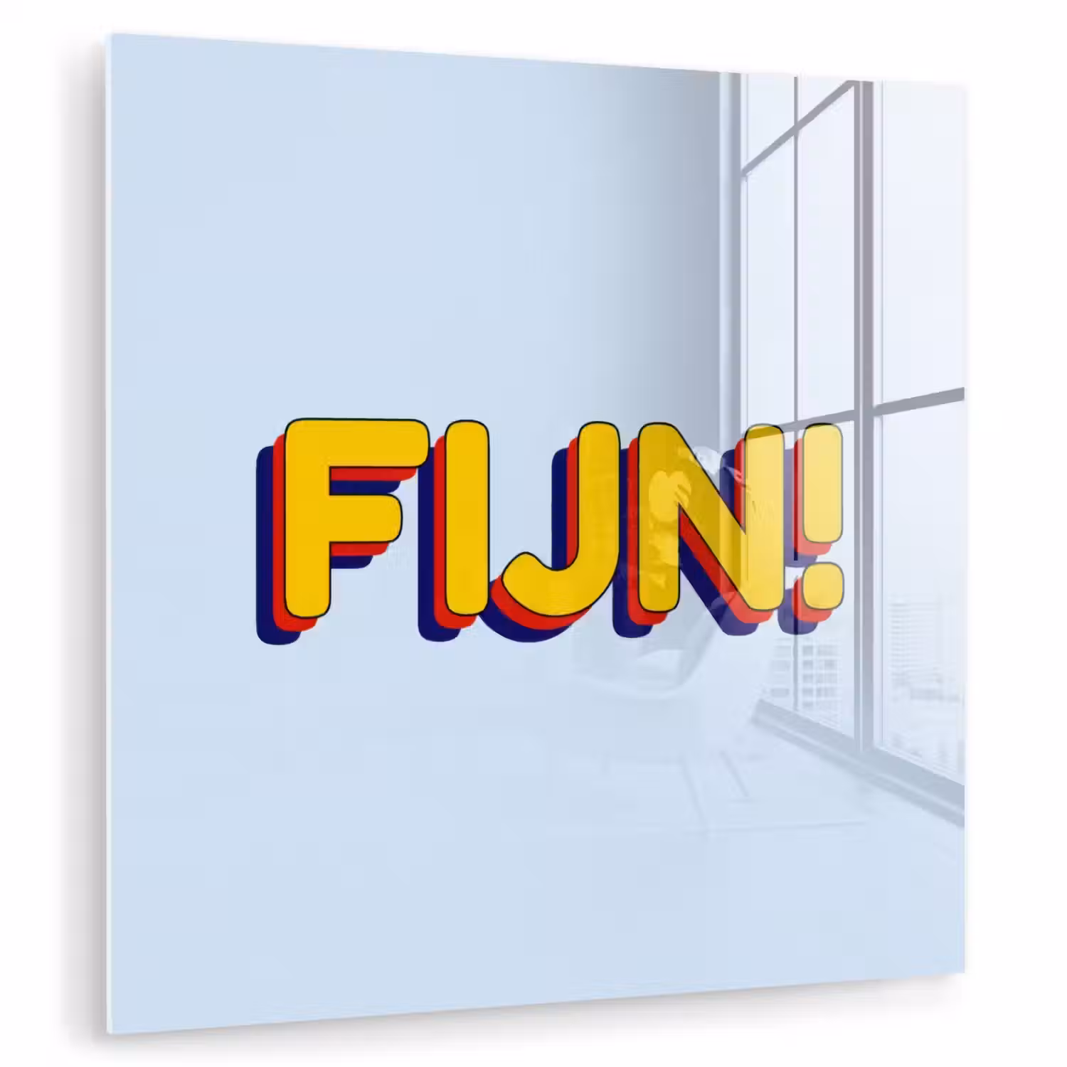 Fijn - Geel - Oranje plexiglas 5mm klein -zzzproduct_nieuw