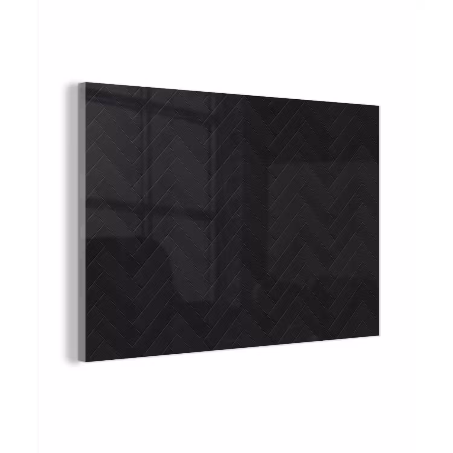 Visgraat - Wandtegel - Mat - Zwart plexiglas 5mm klein 11 -zzzproduct_nieuw