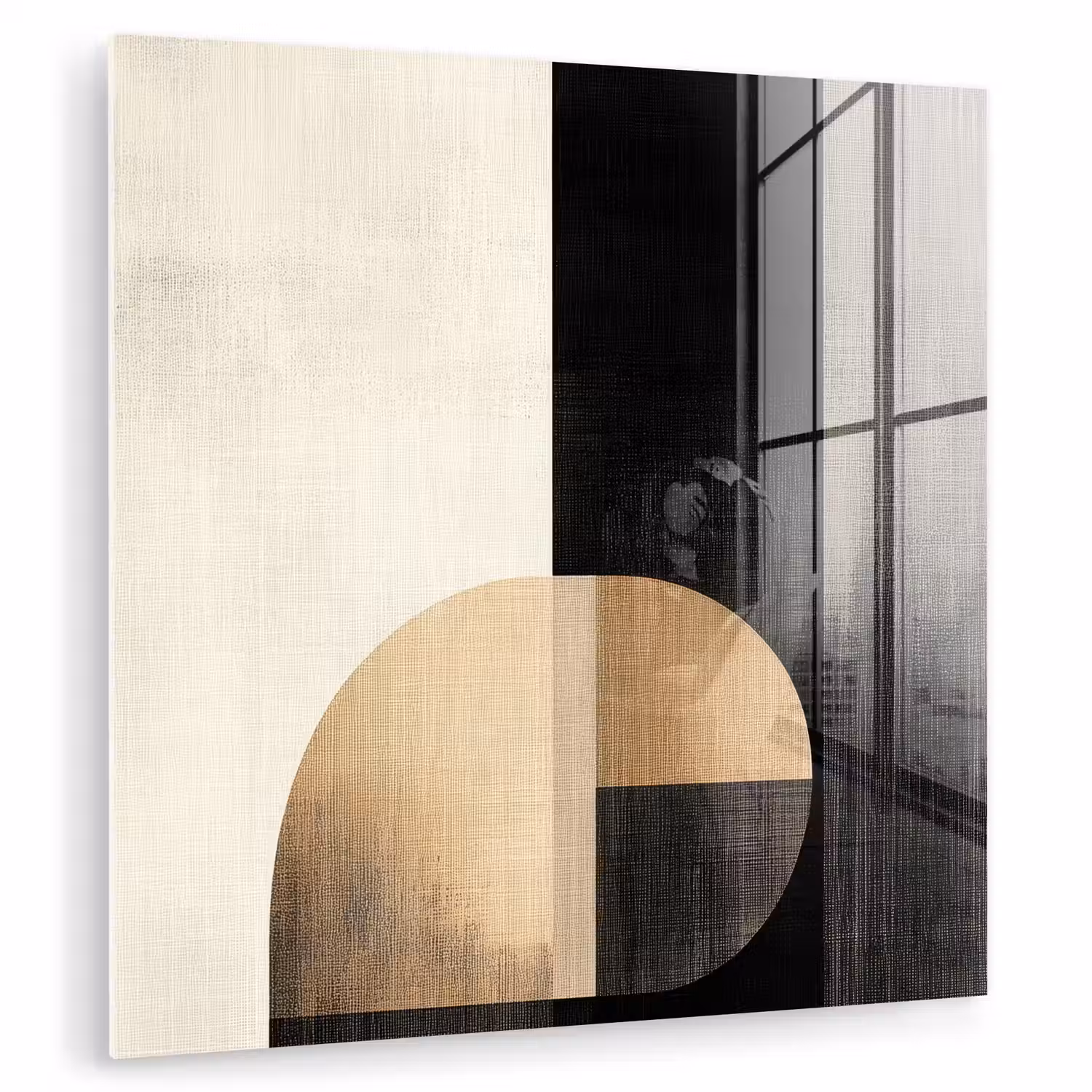 Vormen - Modern - Zwart plexiglas 5mm klein -zzzproduct_nieuw
