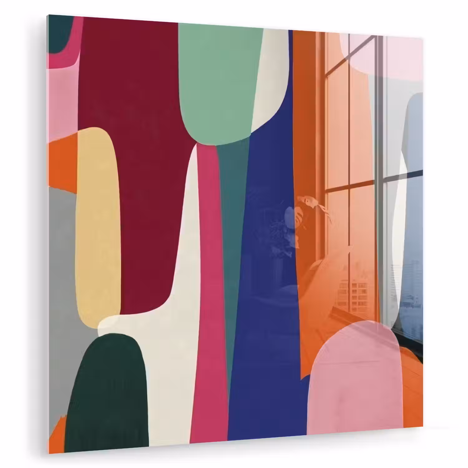 Vormen - Ritmisch - Kleuren - Abstract plexiglas 5mm klein -zzzproduct_nieuw