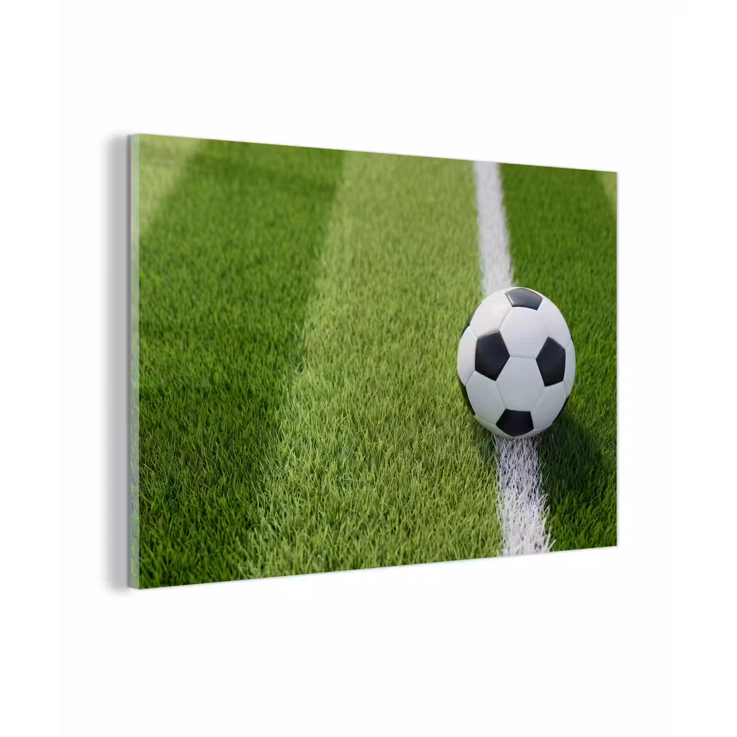Voetbal - Grasveld - Sport - Groen plexiglas 5mm klein -zzzproduct_nieuw