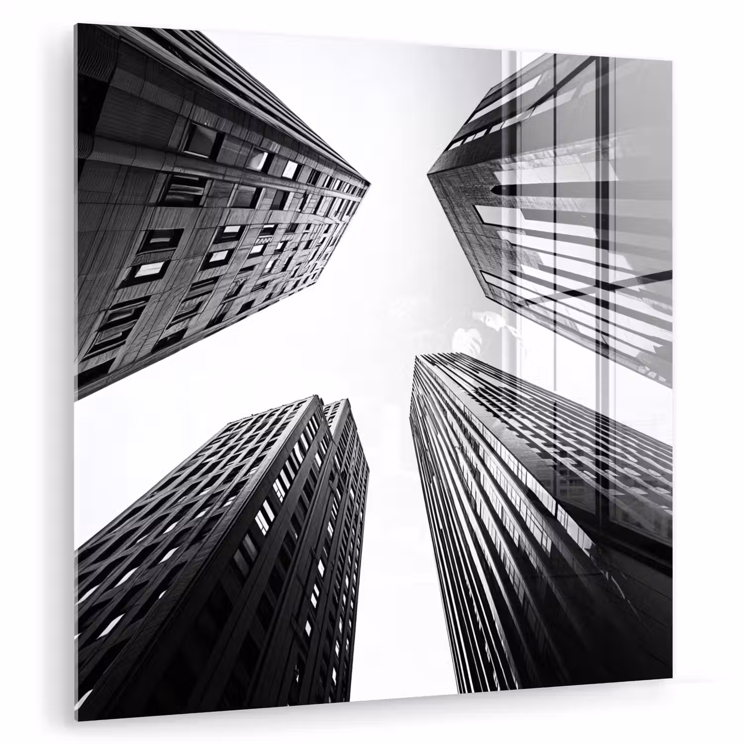 Gebouwen - Lucht - Zwart plexiglas 5mm klein -zzzproduct_nieuw