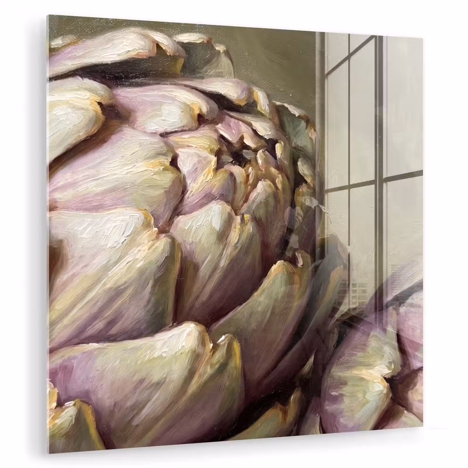Glasbild - Gemüse – Stillleben – Gemälde - Groente - Stilleven - Schilderij plexiglas 5mm klein