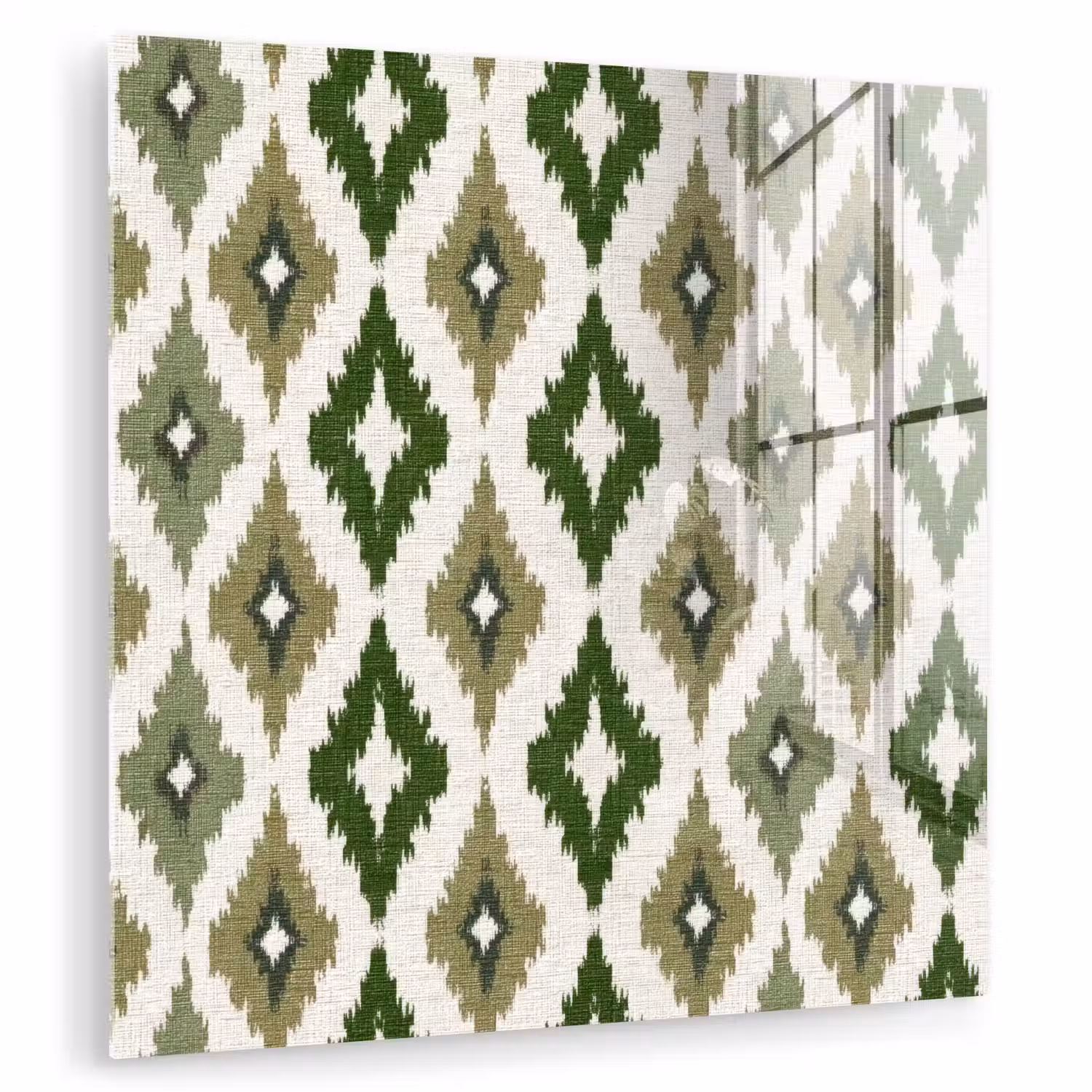 Geografisch - Ruitmotief - Groen plexiglas 5mm klein 11 -zzzproduct_nieuw