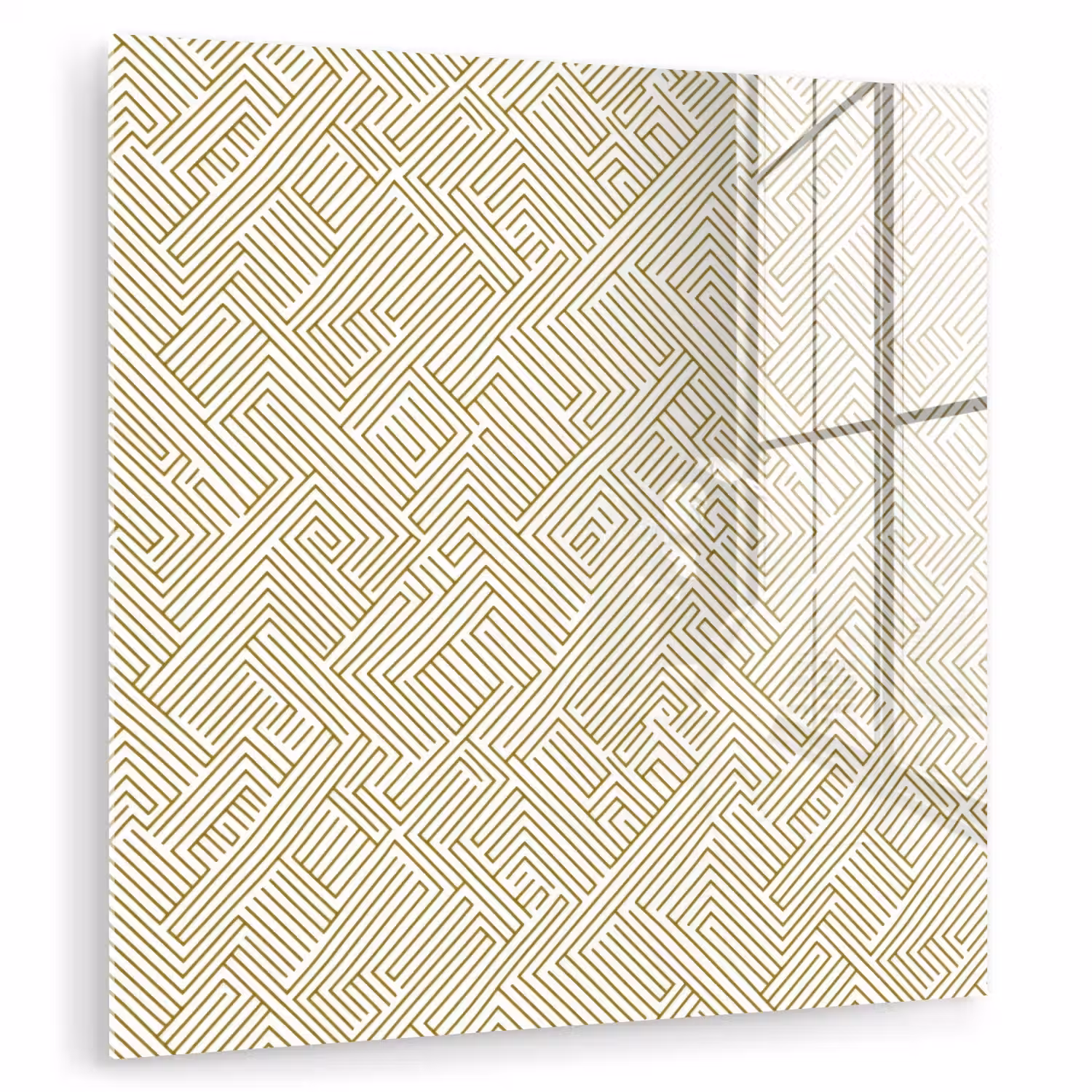 Geometrisch - Lijnen - Groen plexiglas 5mm klein 11 -zzzproduct_nieuw