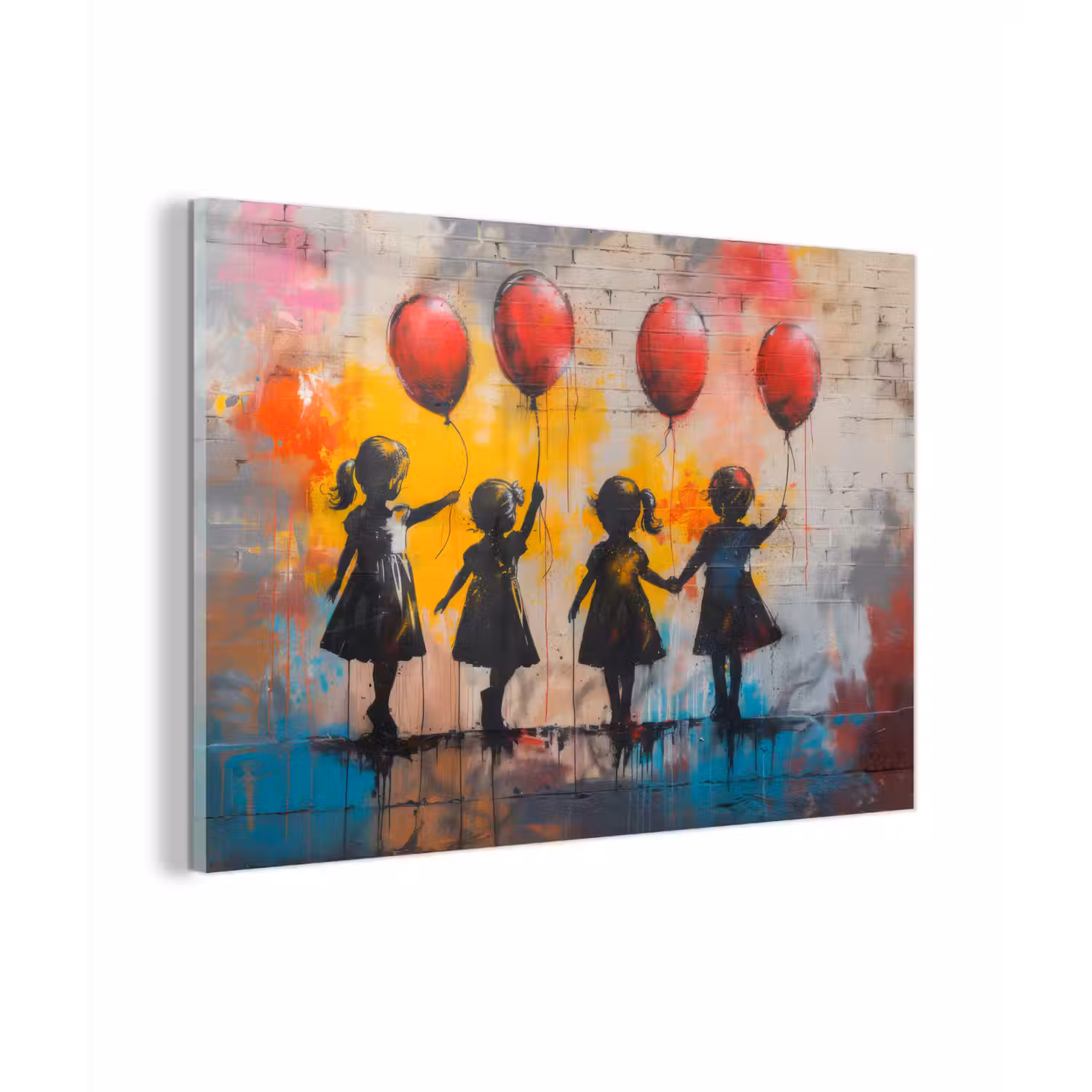 Graffiti - Kinderen - Street art - Ballon - Banksy plexiglas 5mm klein -zzzproduct_nieuw