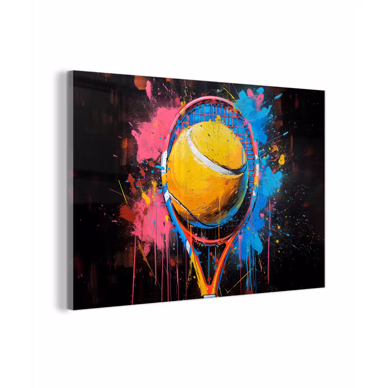 Graffiti - Tennis - Sport - Racket plexiglas 5mm klein -zzzproduct_nieuw