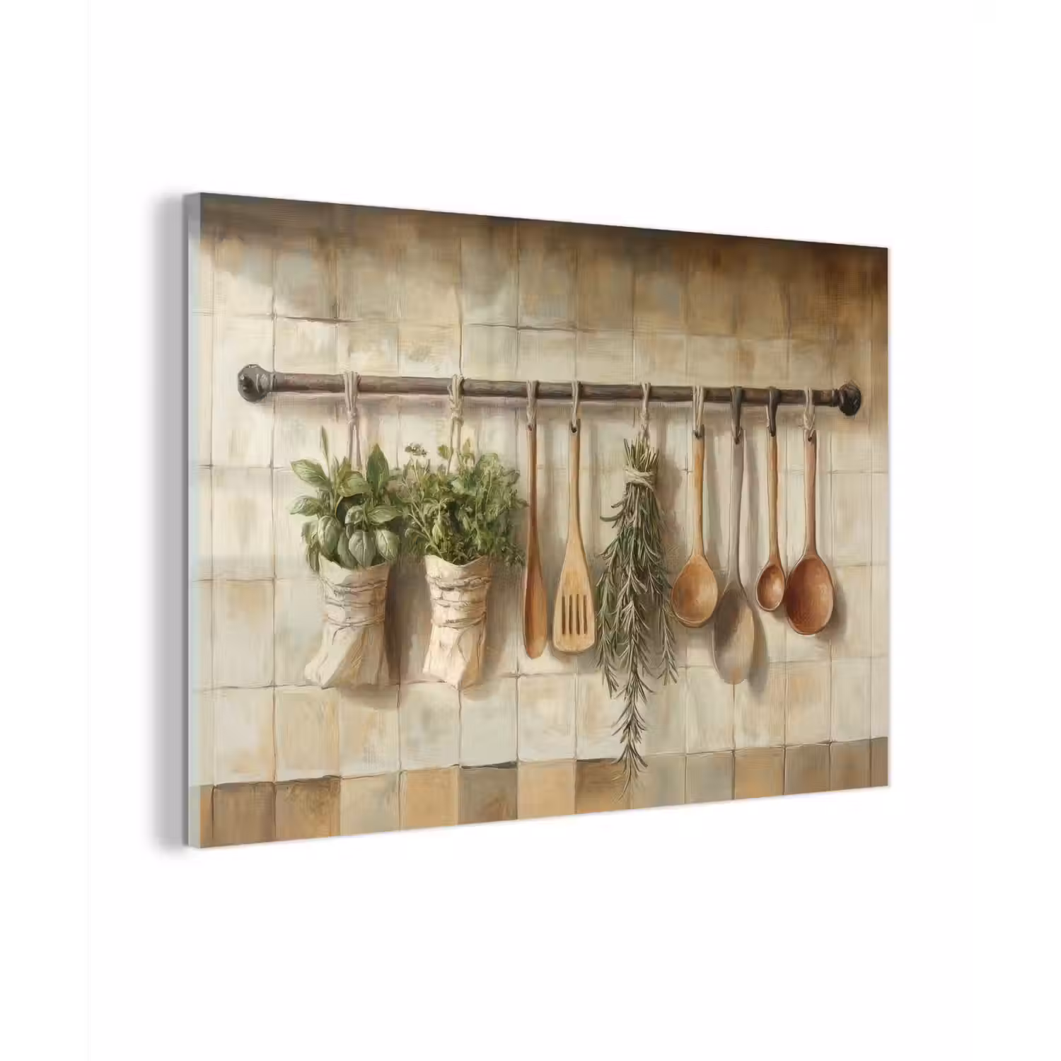 Hout - Keukengerei - Stilleven - Tegels plexiglas 5mm klein -zzzproduct_nieuw