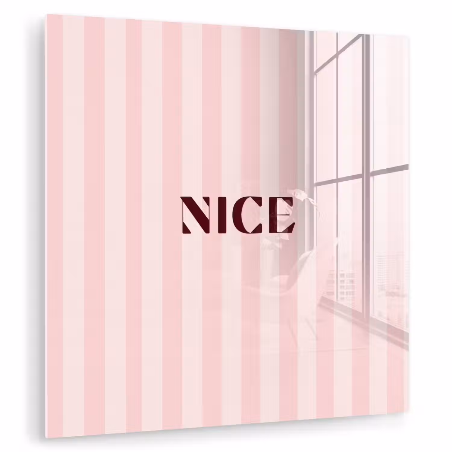 Nice - Strepen - Roze plexiglas 5mm klein -zzzproduct_nieuw