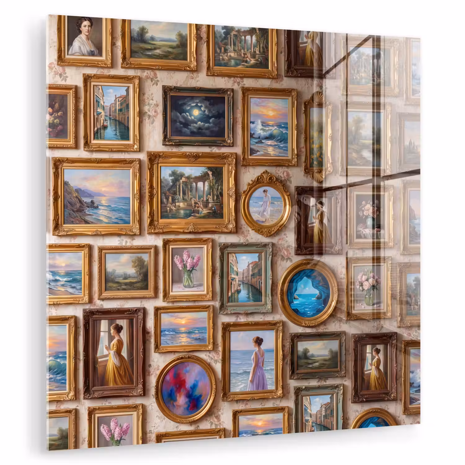 Interieur - Kunst - Collectie - Klassiek - Goud plexiglas 5mm klein -zzzproduct_nieuw