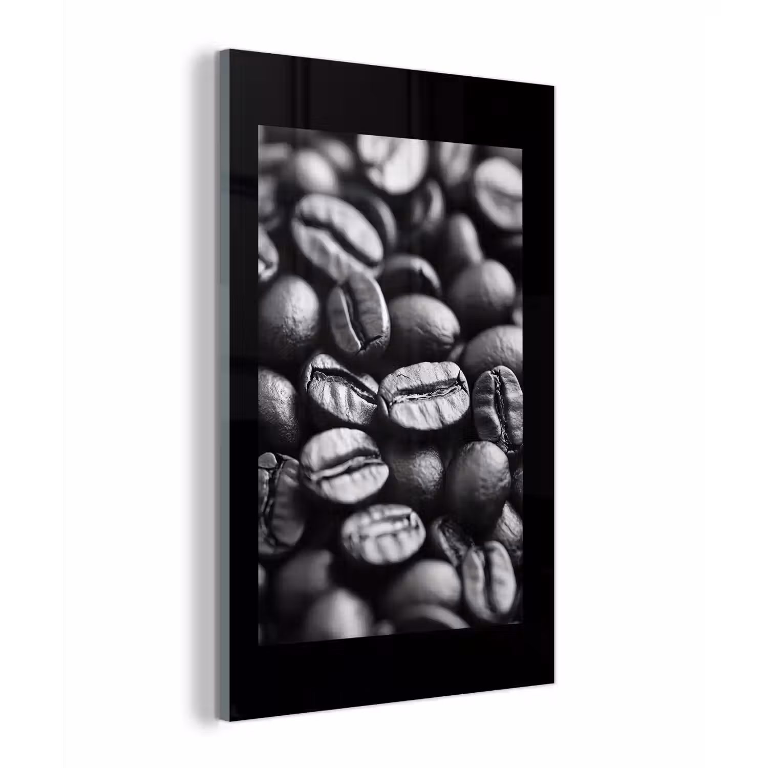 Koffiebonen - Zwart - Vintage plexiglas 5mm klein -z3d