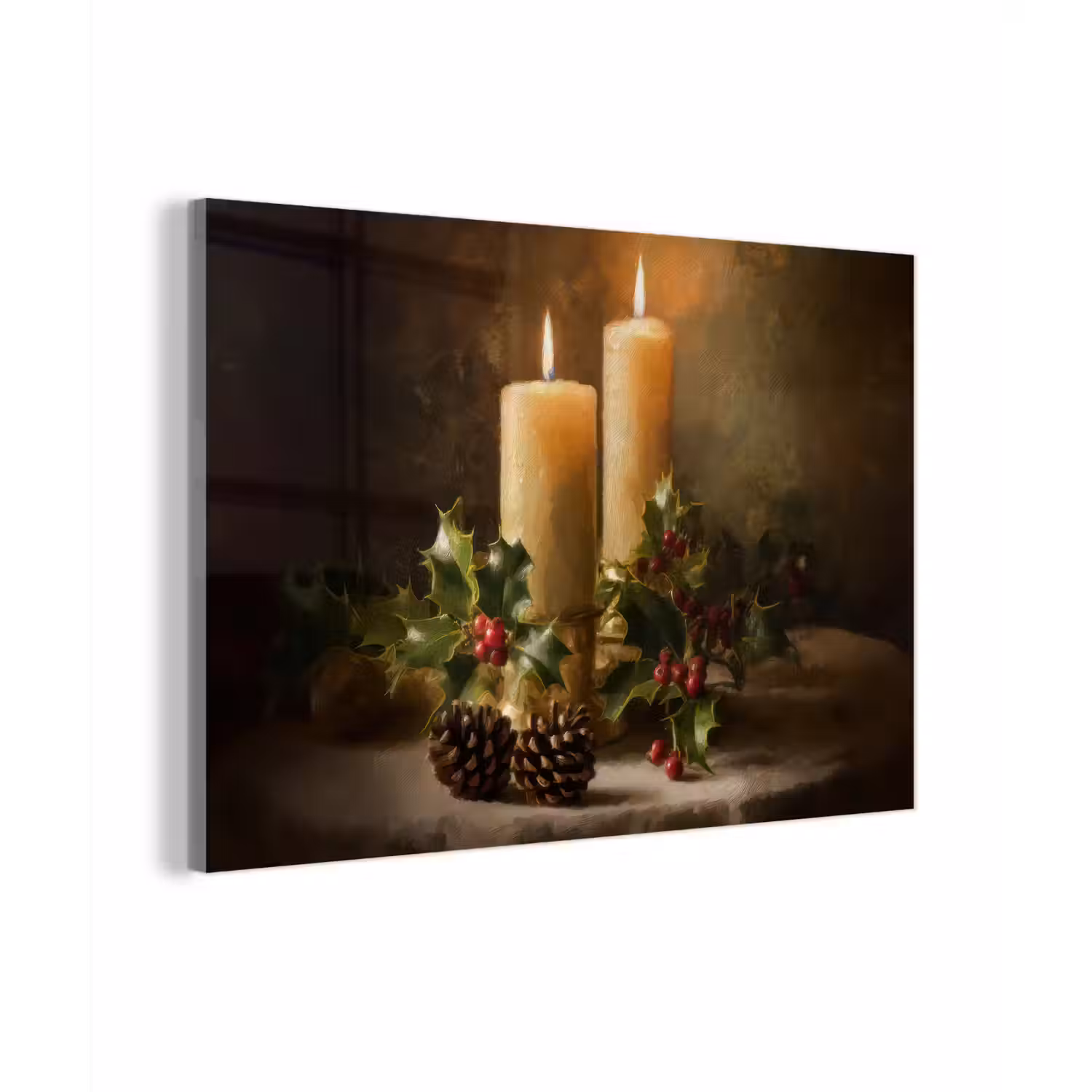 Kaarslicht - Kerst - Veelkleurig plexiglas 5mm klein -zzzproduct_nieuw