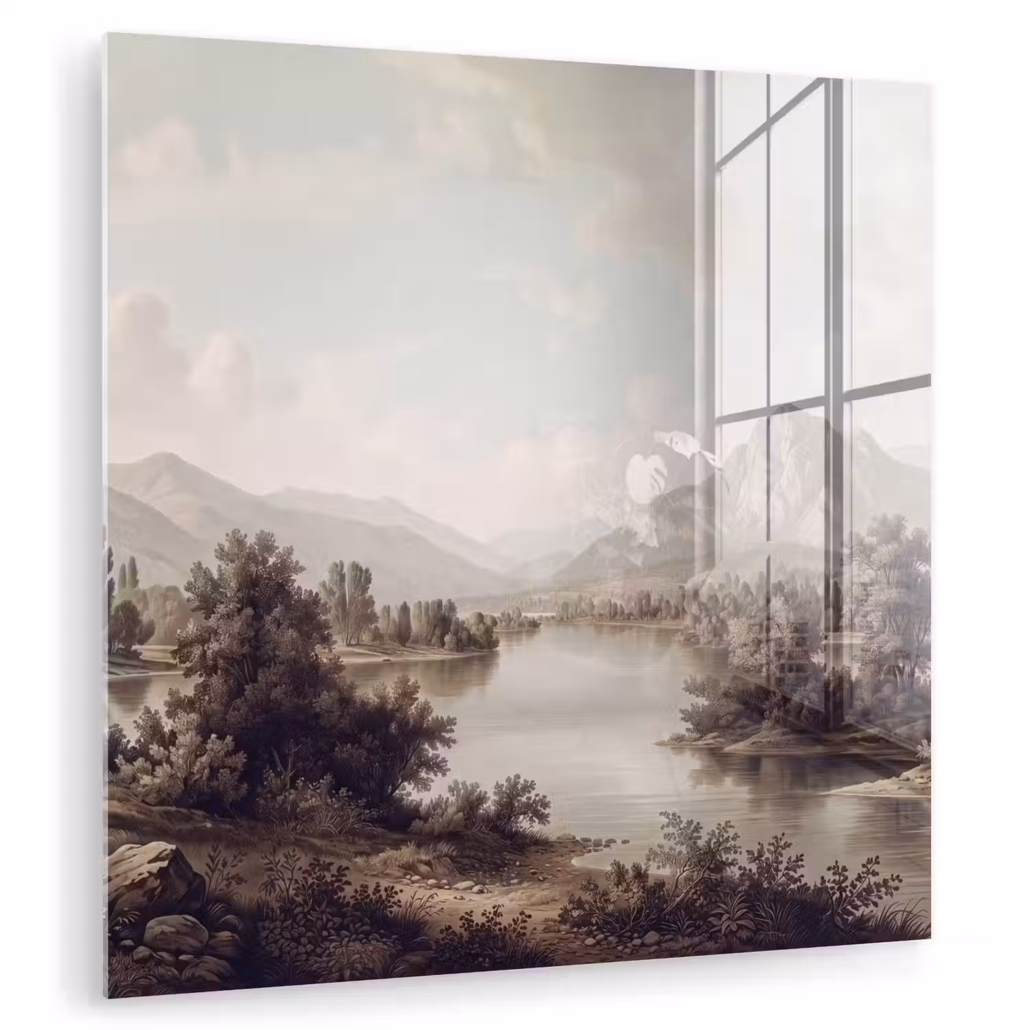 Klassiek - Landschap - Sereen plexiglas 5mm klein -zzzproduct_nieuw