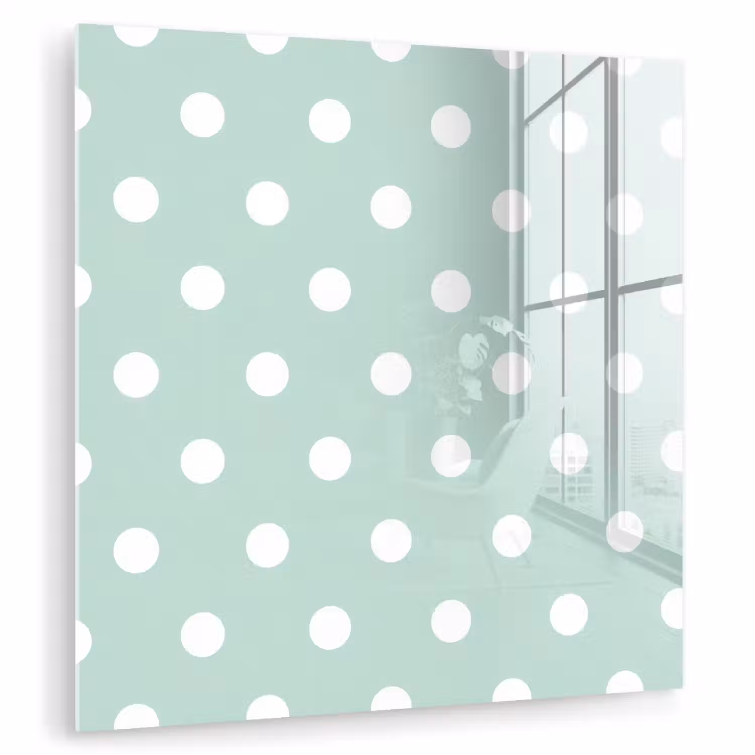 Klassiek - Polka - Groen plexiglas 5mm klein 11 -zzzproduct_nieuw