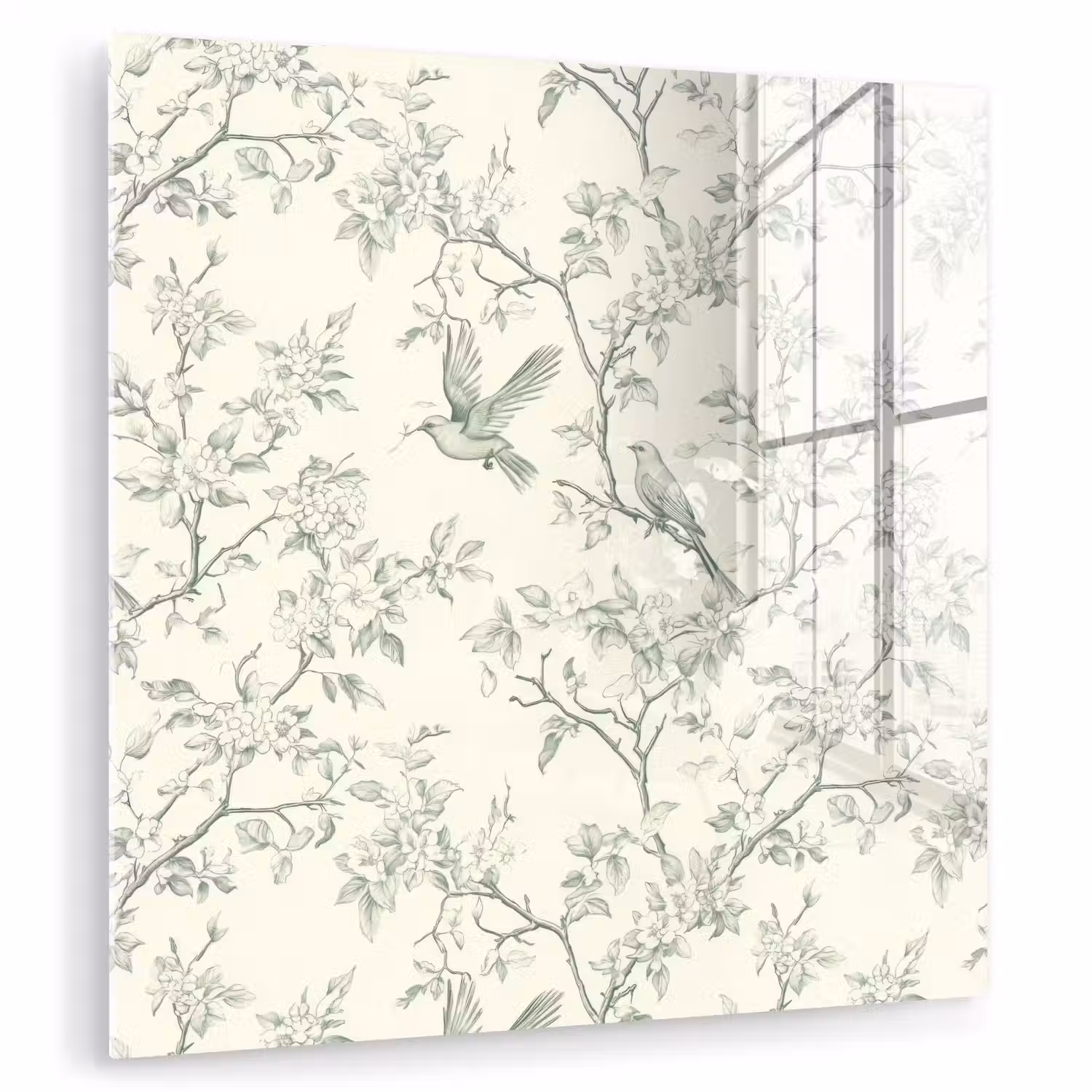 Klassiek - Vogels - Groen plexiglas 5mm klein 11 -zzzproduct_nieuw