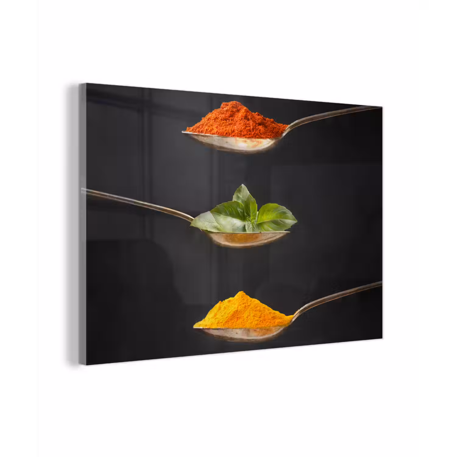 Kruiden - Lepel - Specerijen - Zwart - Italiaans plexiglas 5mm klein -sfeer1