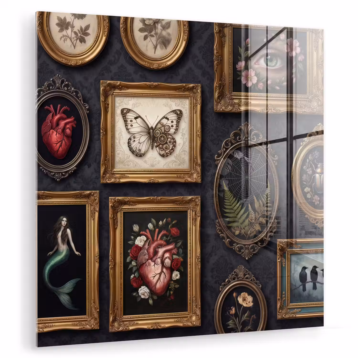Kunst - Collectie - Vintage - Klassiek - Donker plexiglas 5mm klein -zzzproduct_nieuw