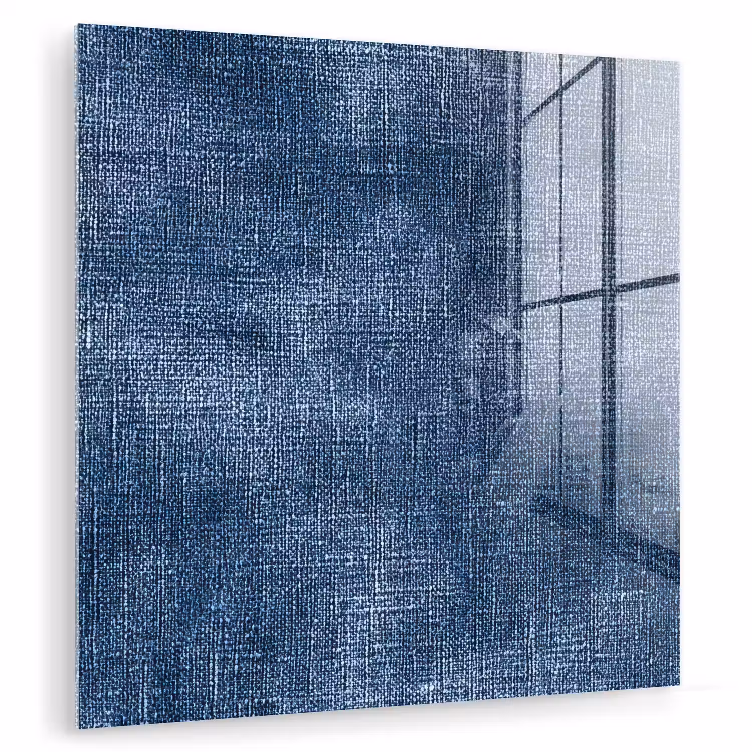 Linnen - Textuur - Patroon - Denim - Rustiek plexiglas 5mm klein 11 -zzzproduct_nieuw