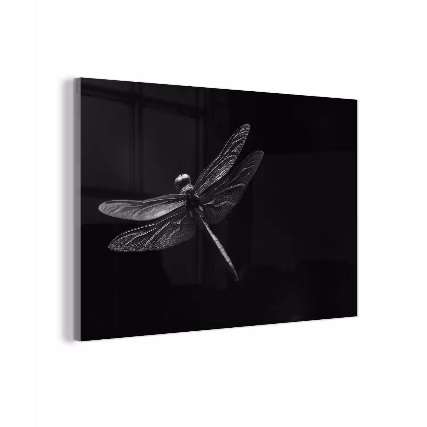 Libelle - Dieren - Zwart - Insect plexiglas 5mm klein -zzzproduct_nieuw