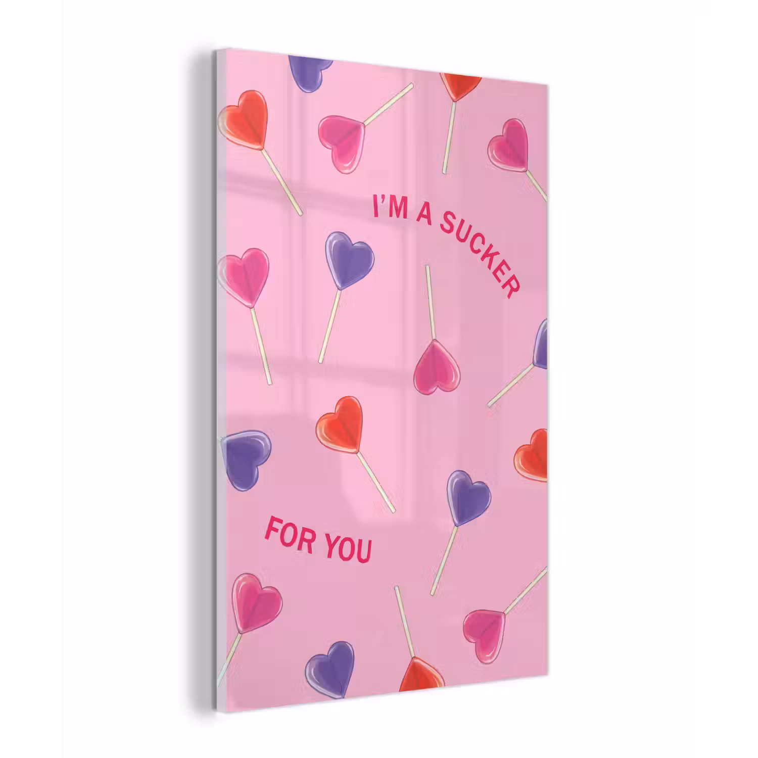 Lolly - Valentijn - Illustratie - Snoep plexiglas 5mm klein -z3d