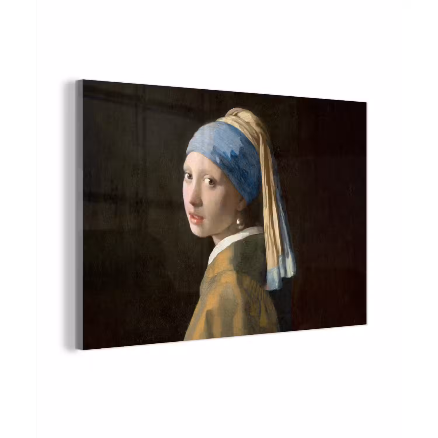 Meisje met de parel - Schilderij - Oude meesters - Vermeer plexiglas 5mm klein -sfeer1