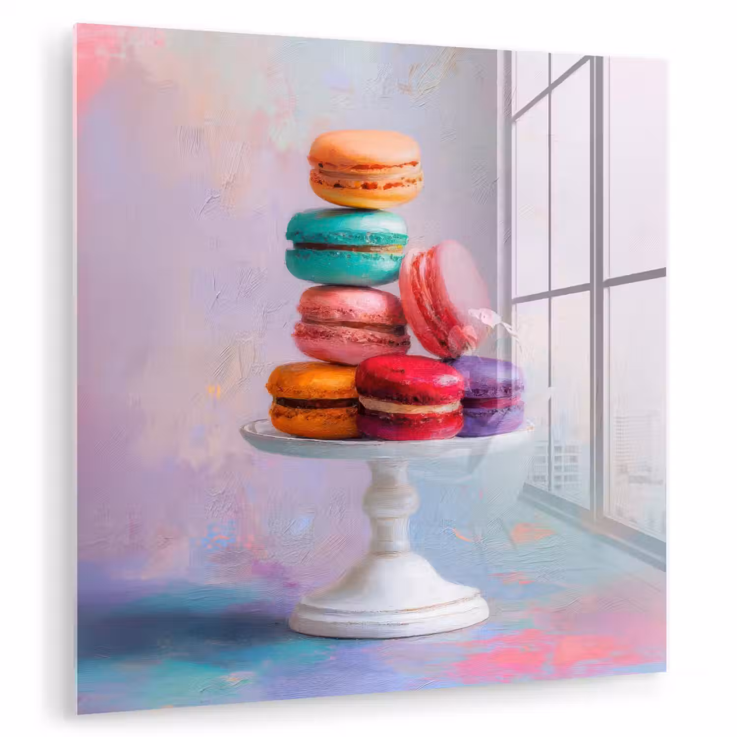 Macarons - Schaal - Pastel - Kleurrijk plexiglas 5mm klein -zzzproduct_nieuw