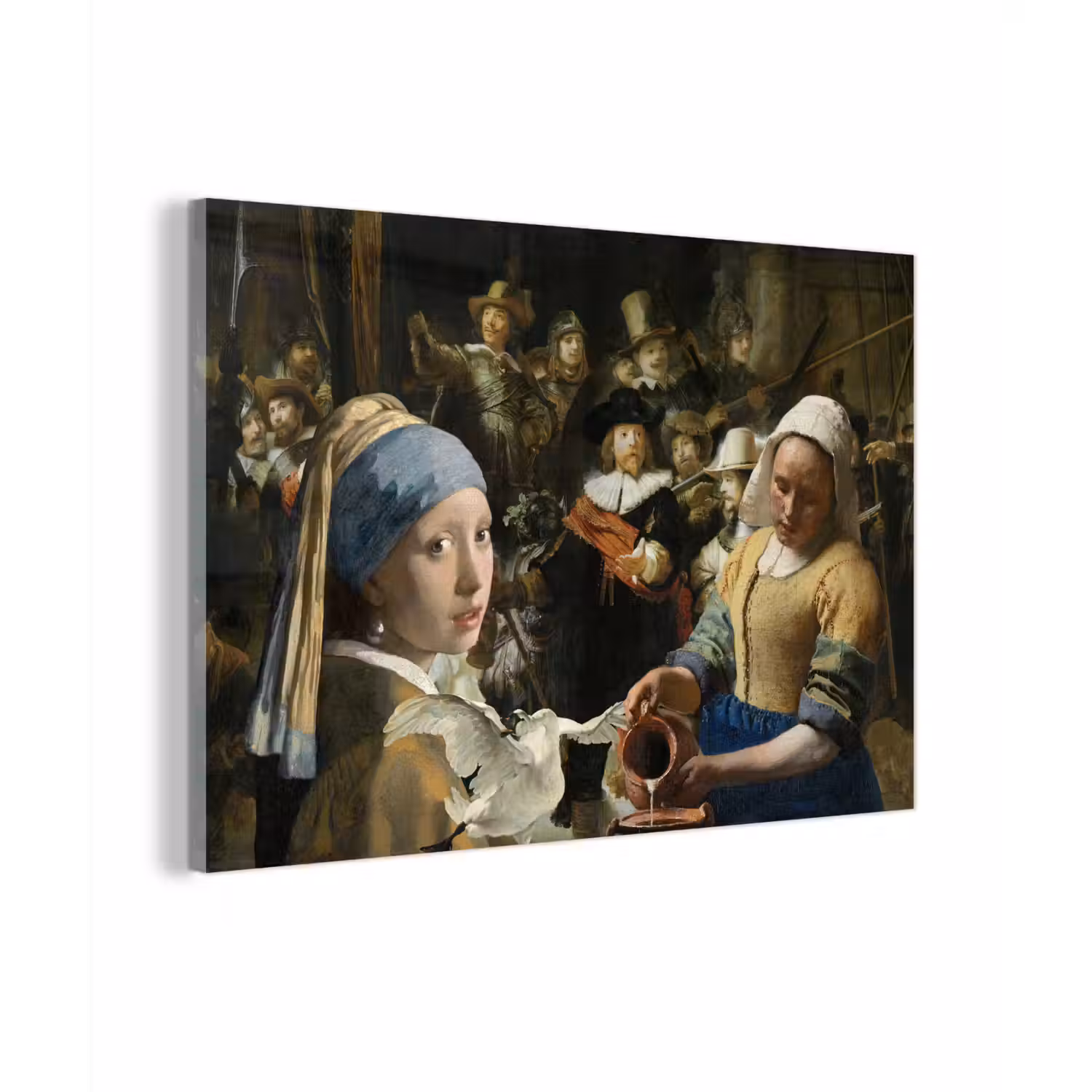 Schilderij - Oude Meesters - Zwaan plexiglas 5mm klein -z3d