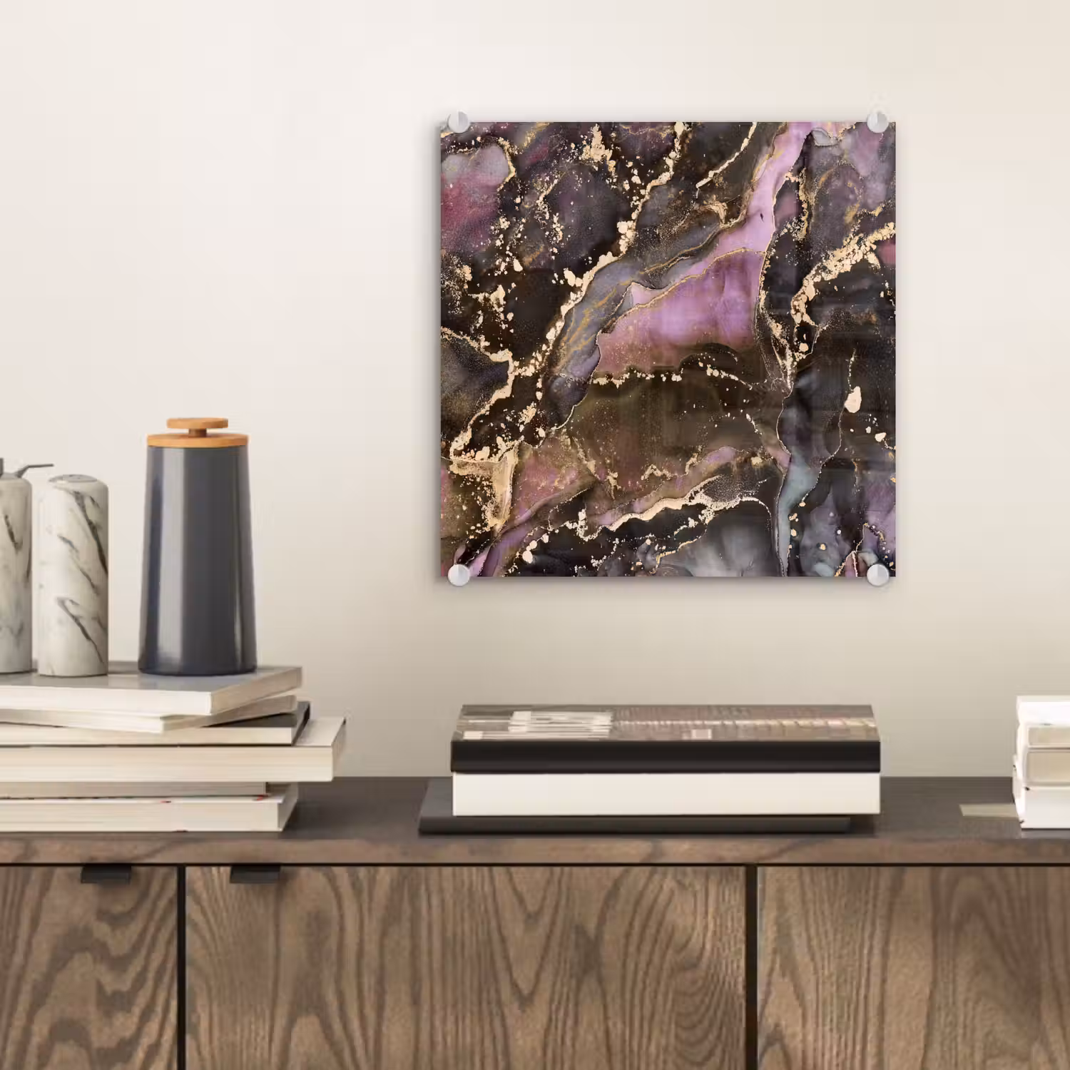 Marmer - Gold - Steen - Abstract plexiglas 5mm klein -sfeer1
